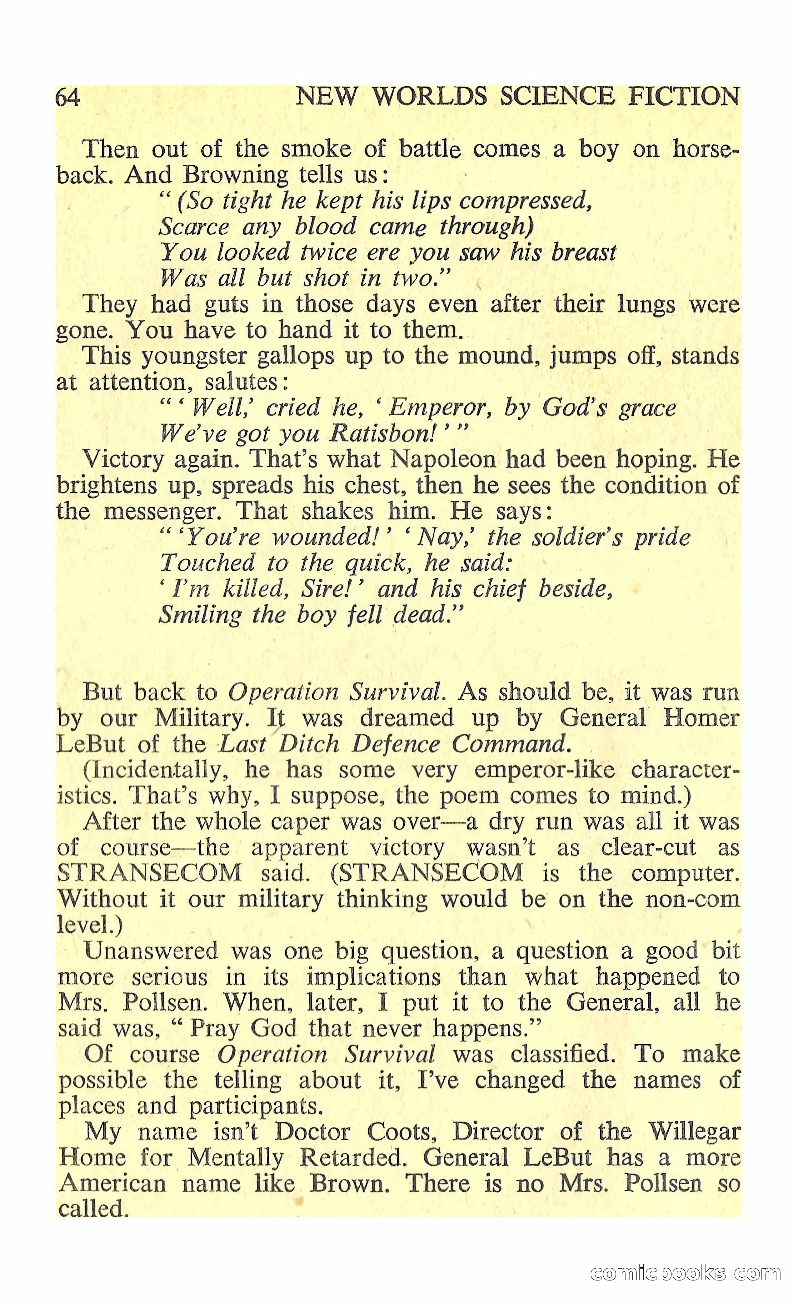 New Worlds Science Fiction #125 — page 66 of 132