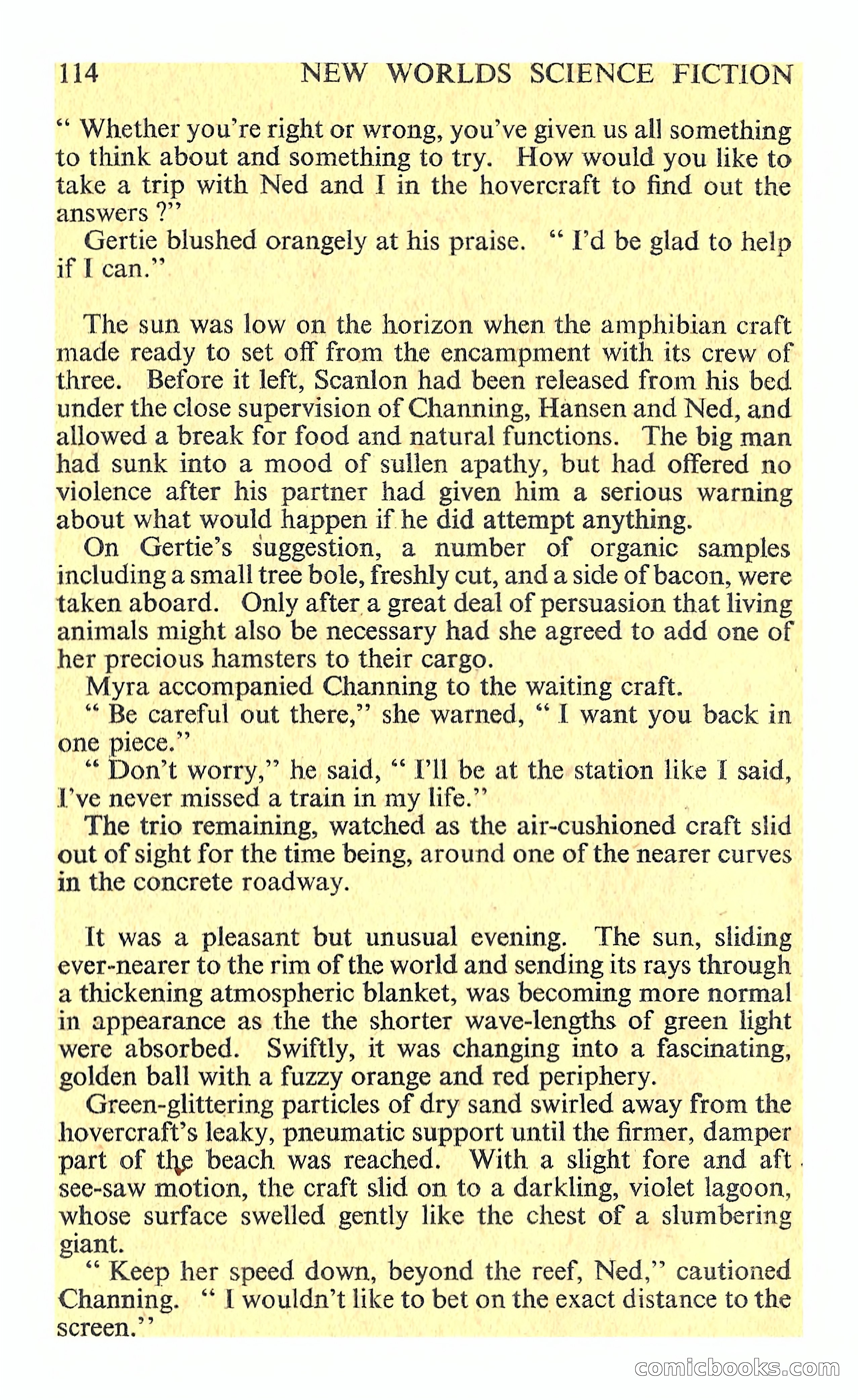 New Worlds Science Fiction #125 — page 116 of 132
