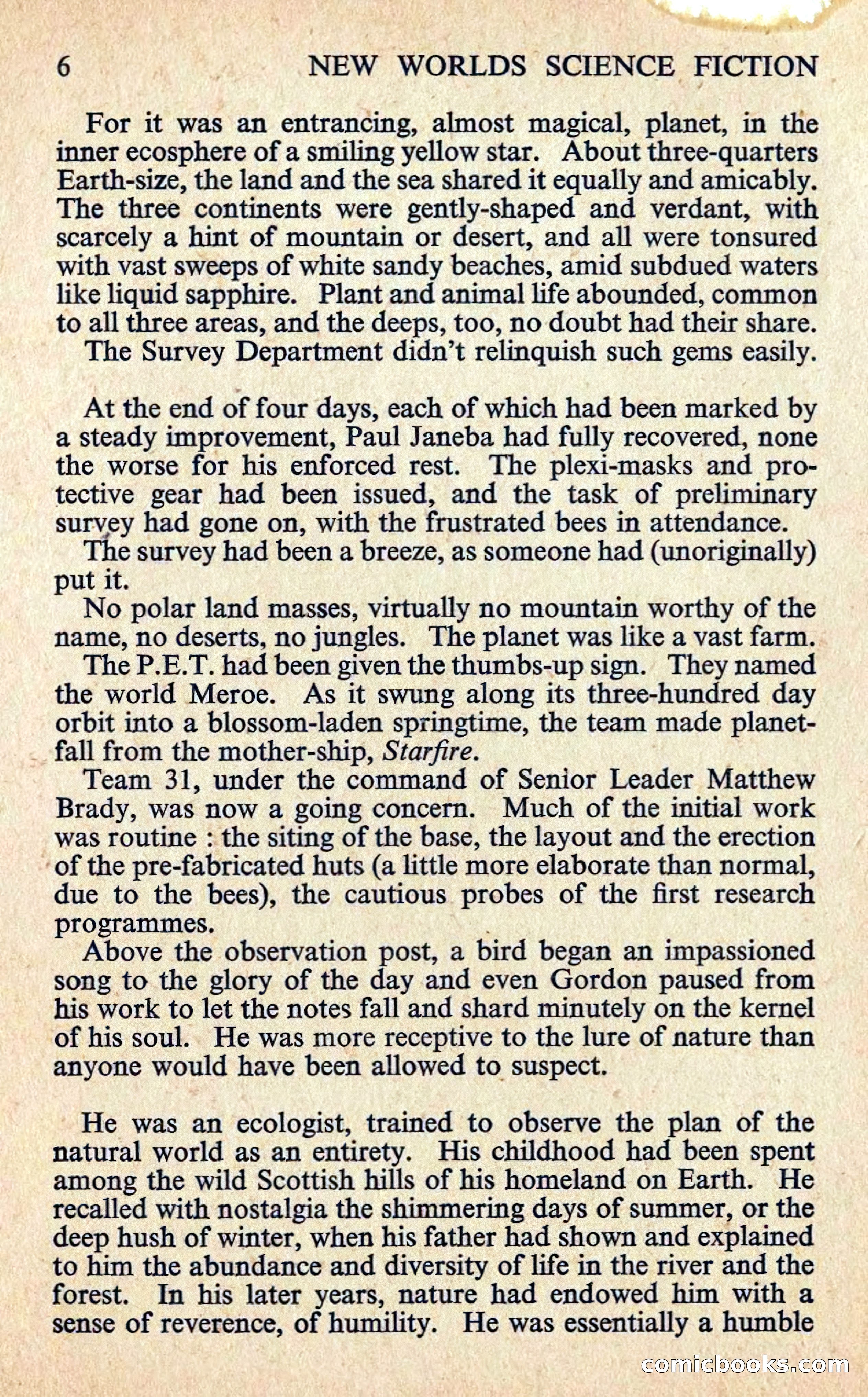 New Worlds #127, Vol. 43 (February 1963) — page 8 of 132