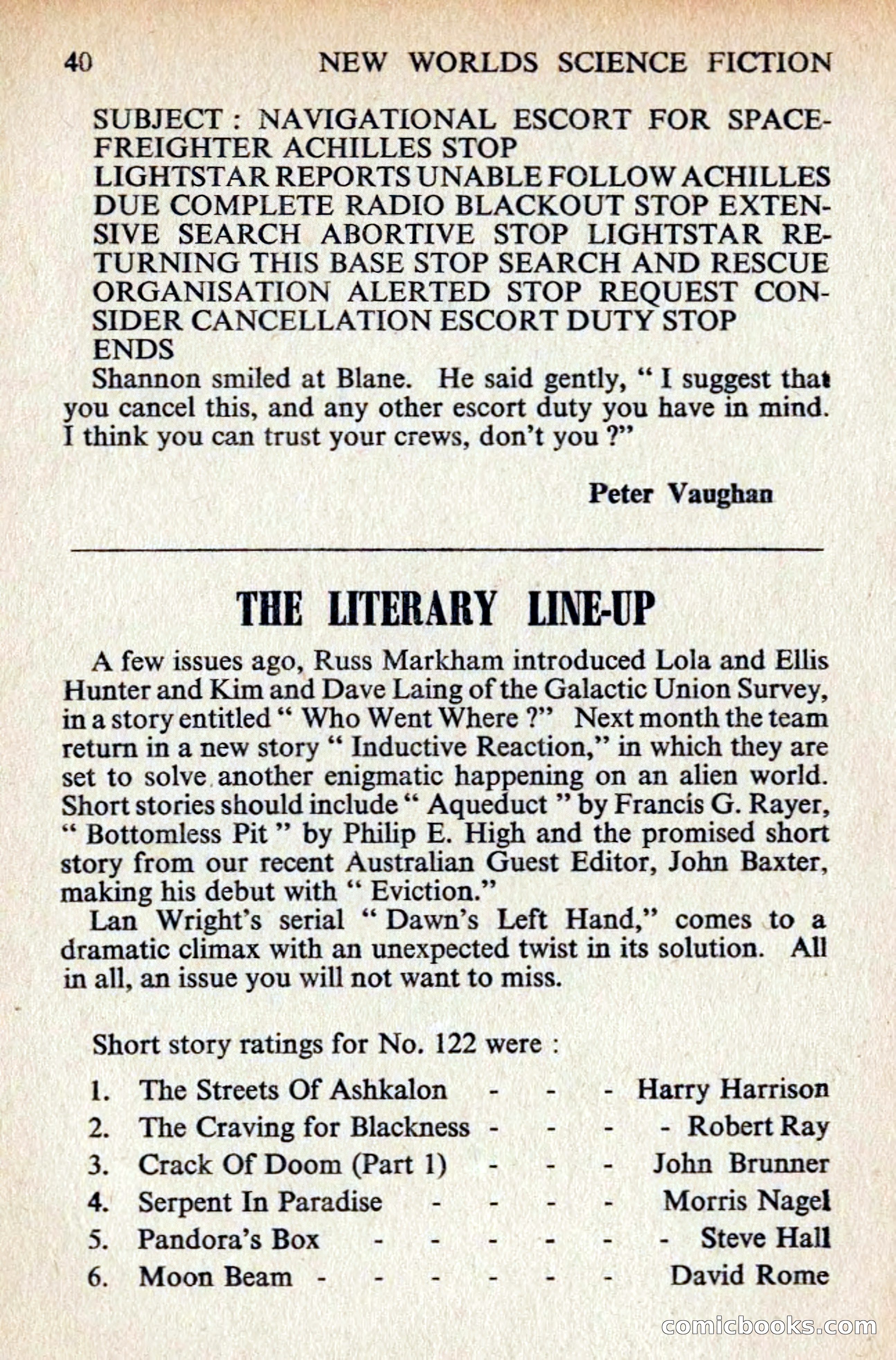 New Worlds #127, Vol. 43 (February 1963) — page 42 of 132