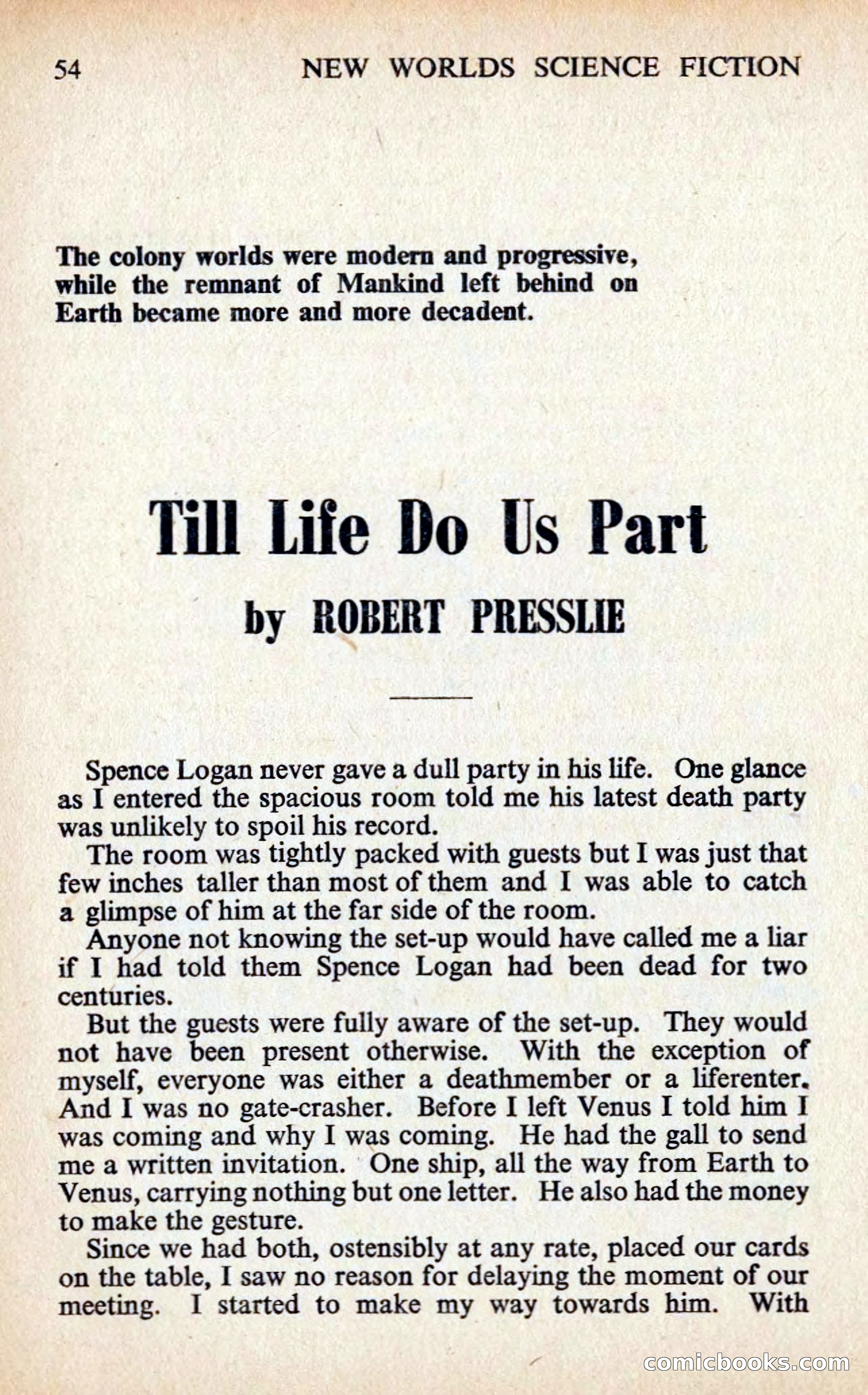 New Worlds #127, Vol. 43 (February 1963) — page 56 of 132