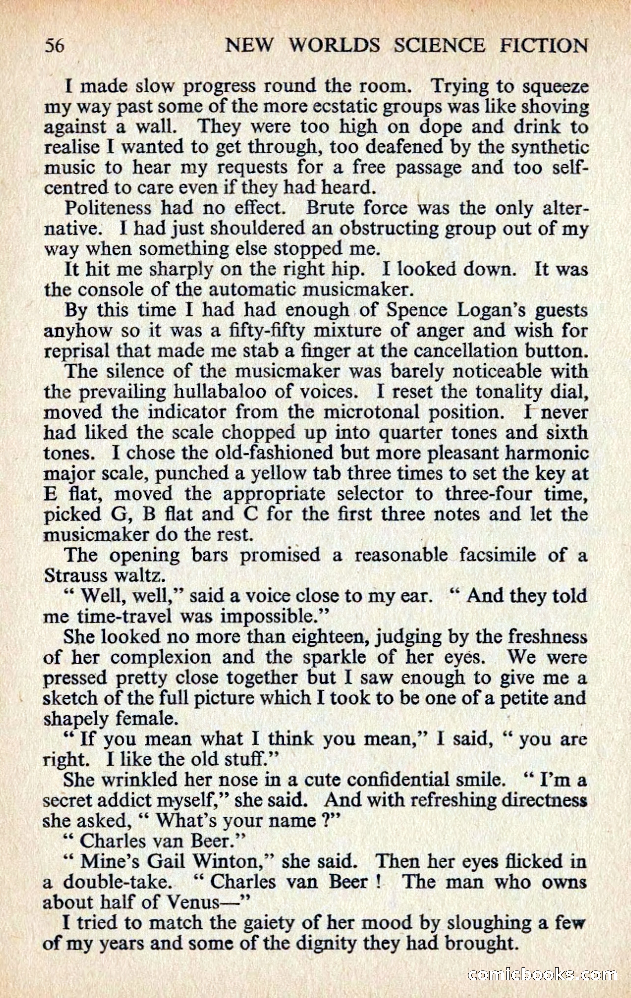 New Worlds #127, Vol. 43 (February 1963) — page 58 of 132