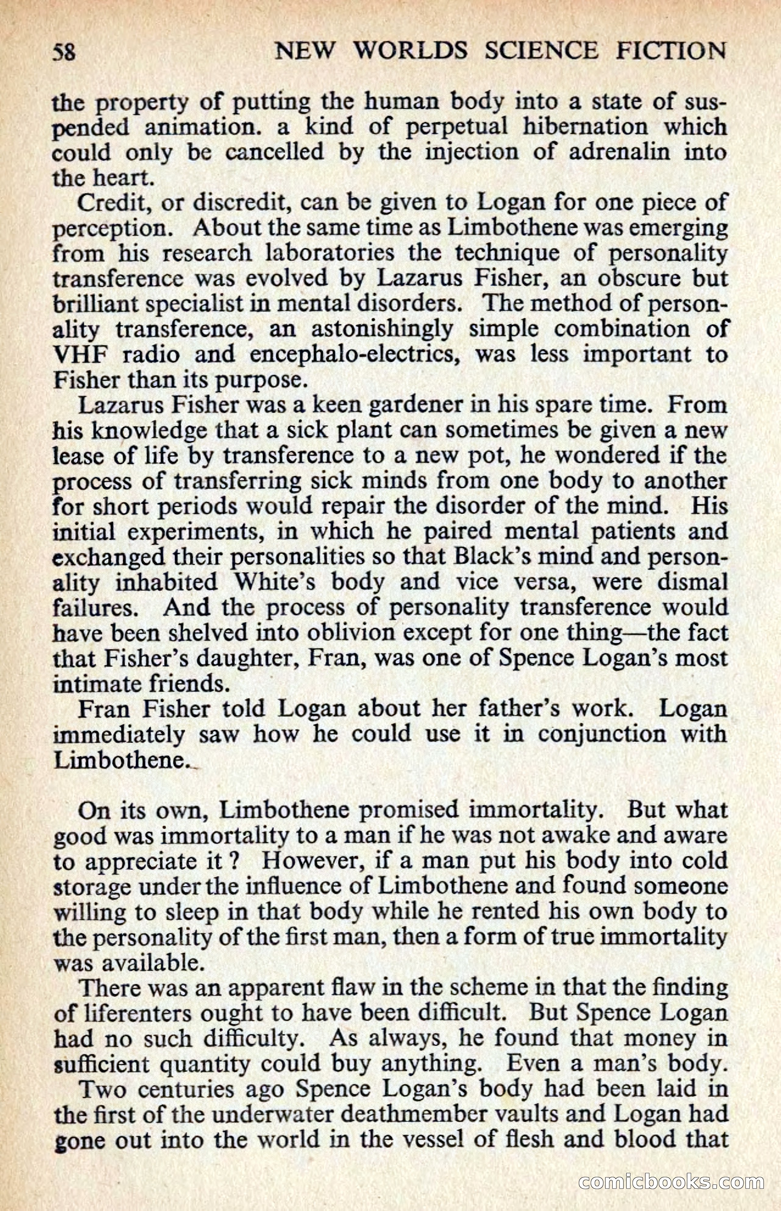 New Worlds #127, Vol. 43 (February 1963) — page 60 of 132