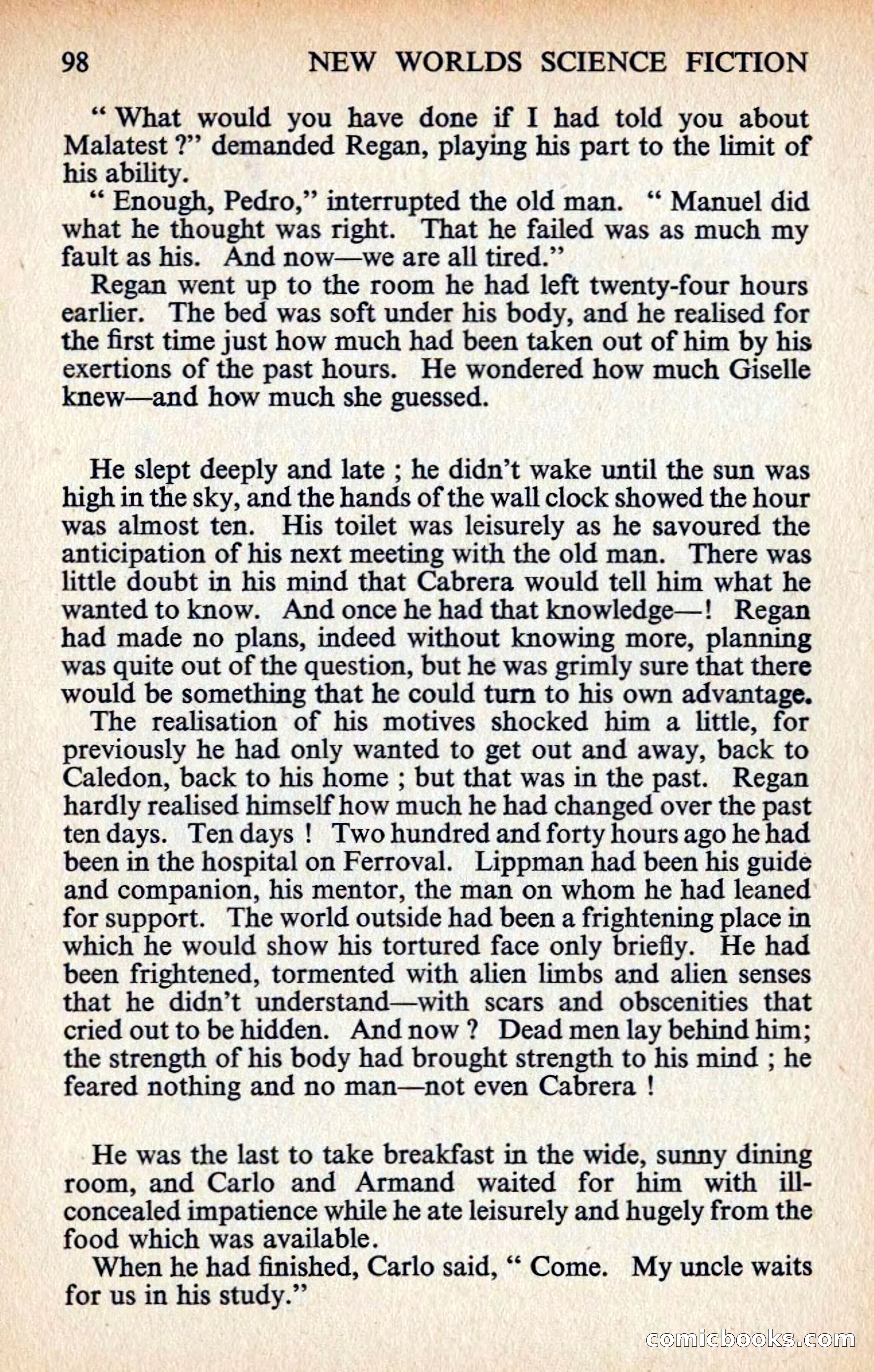 New Worlds #127, Vol. 43 (February 1963) — page 100 of 132