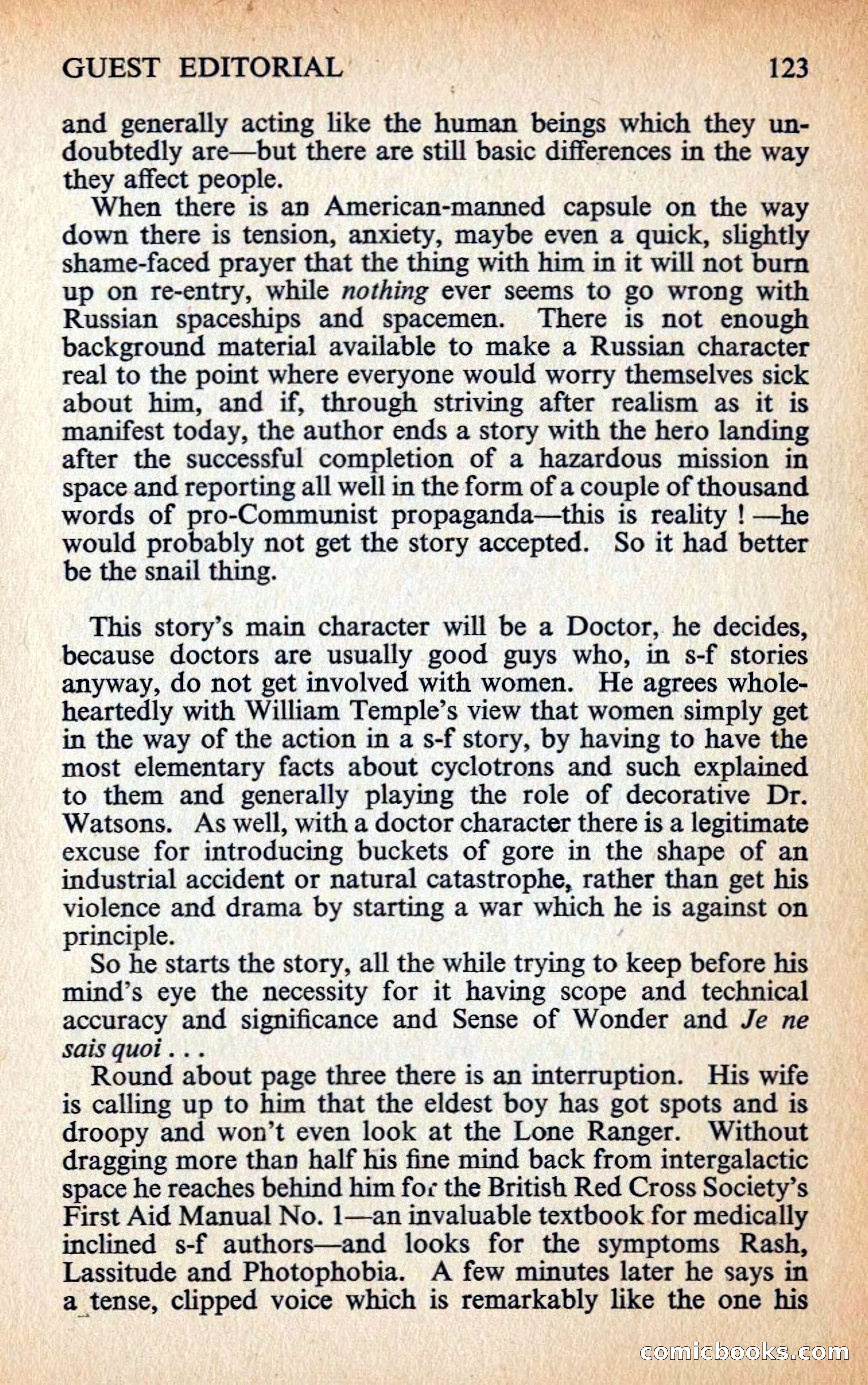 New Worlds #127, Vol. 43 (February 1963) — page 125 of 132