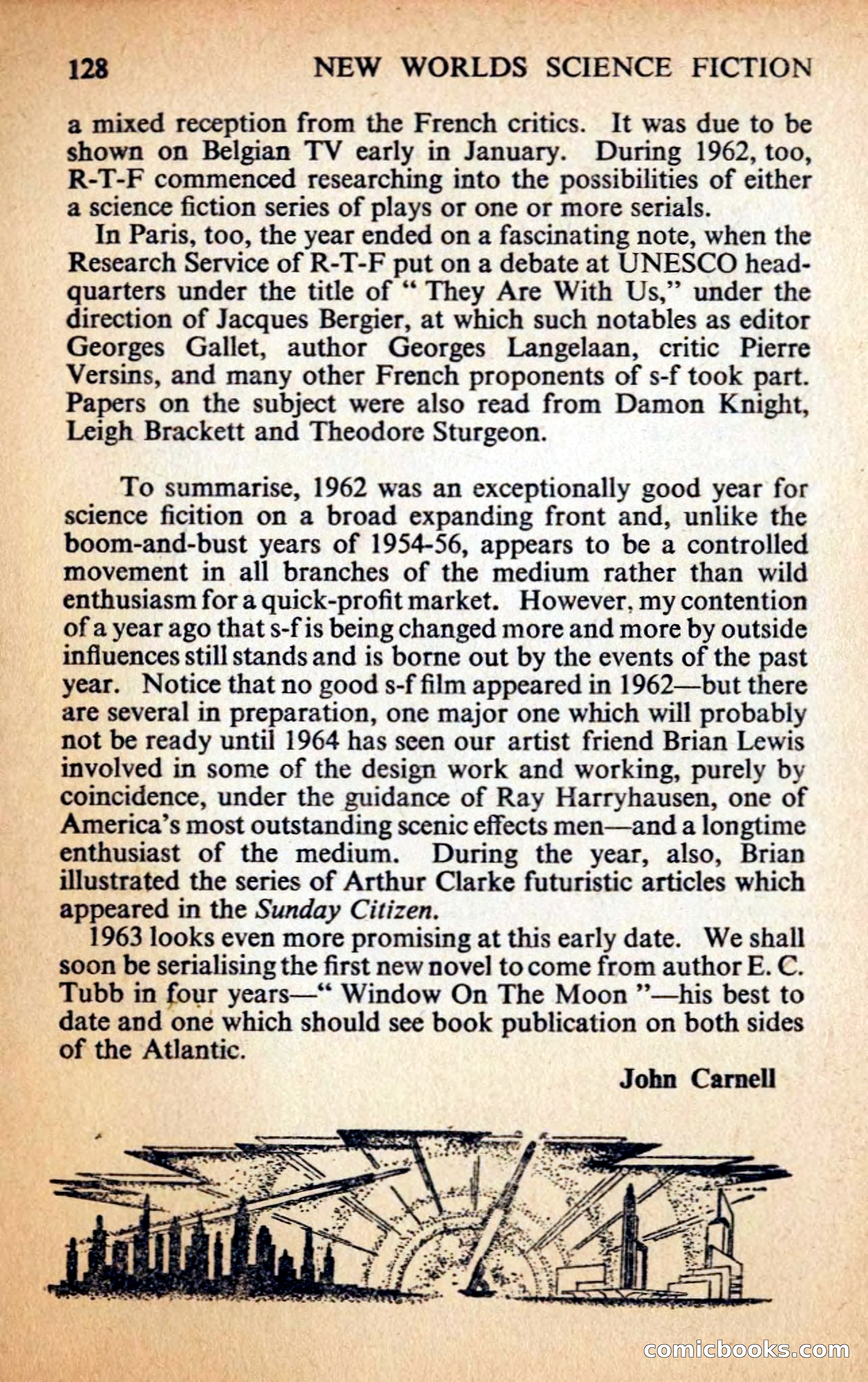 New Worlds #127, Vol. 43 (February 1963) — page 132 of 132
