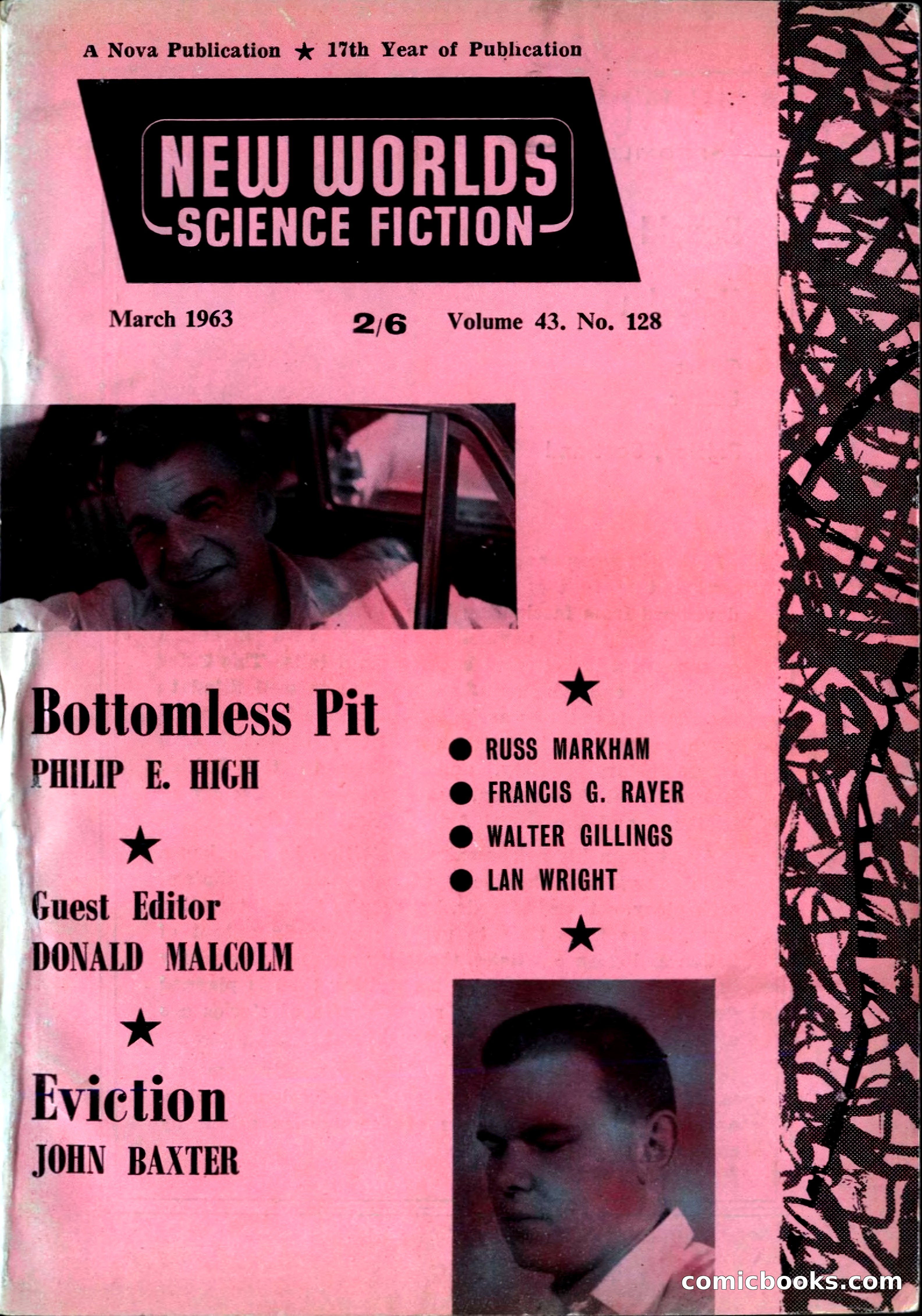 New Worlds #128, Vol. 43 (March 1963)