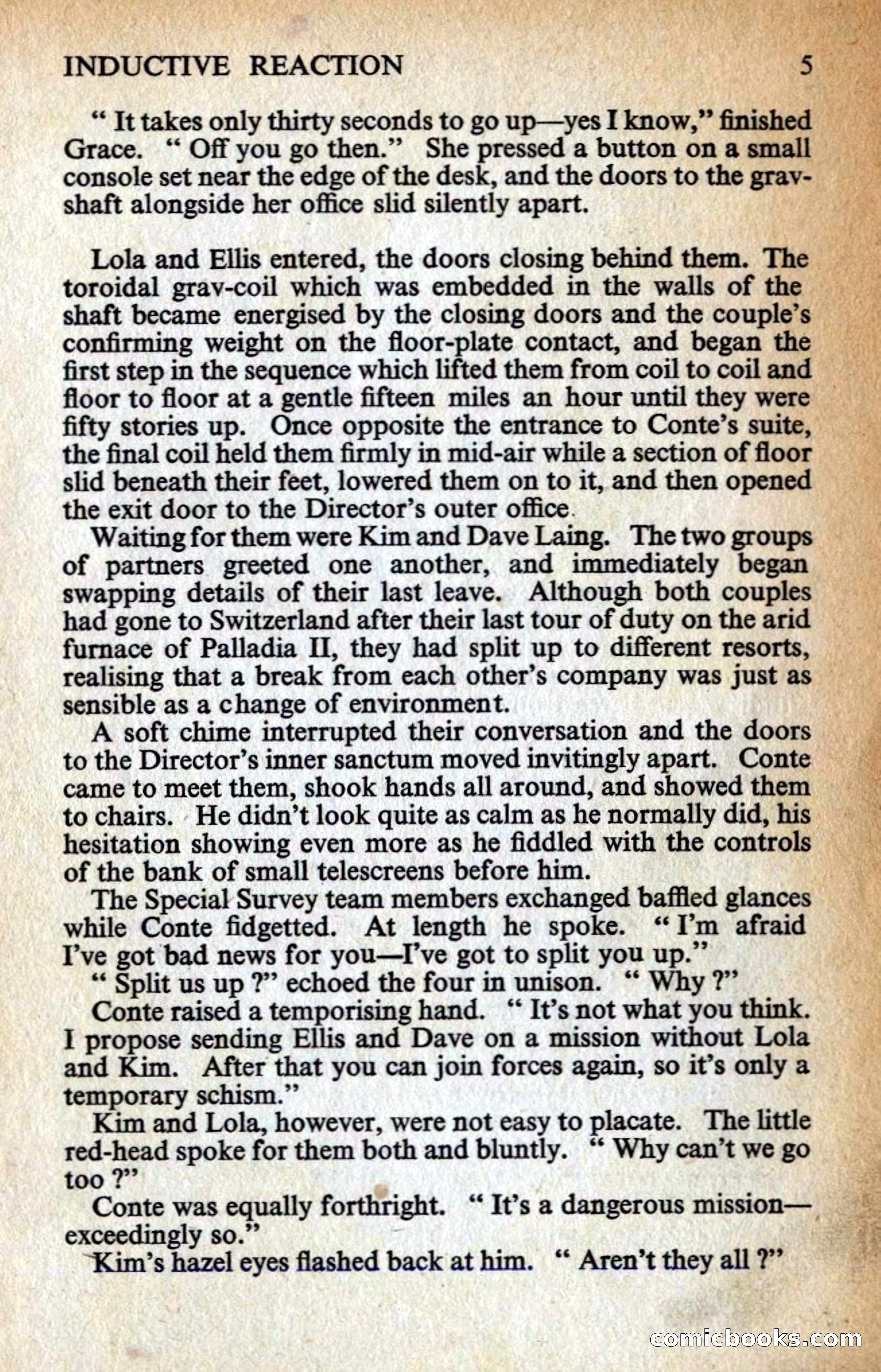 New Worlds #128, Vol. 43 (March 1963) — page 7 of 132