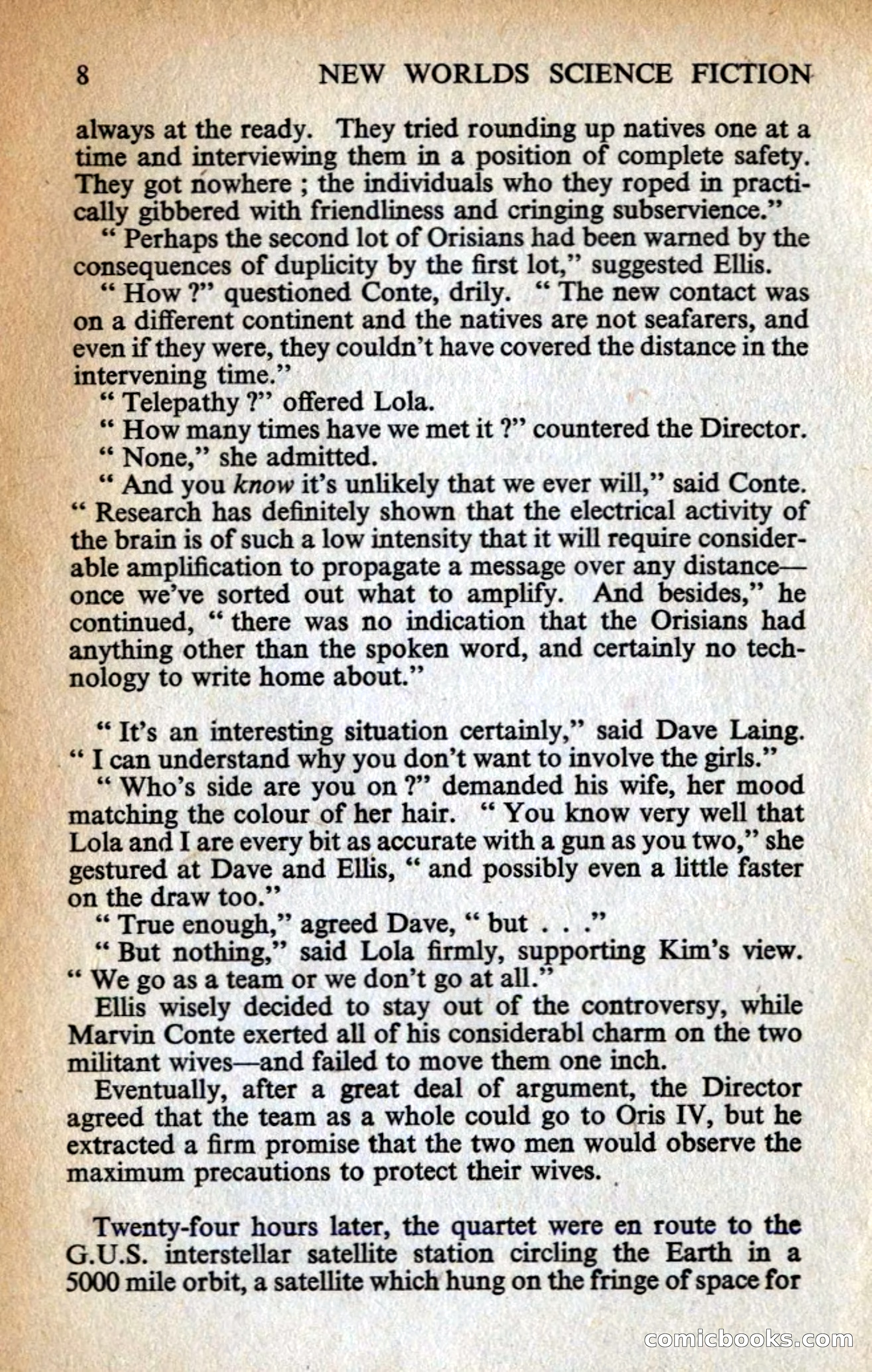 New Worlds #128, Vol. 43 (March 1963) — page 10 of 132