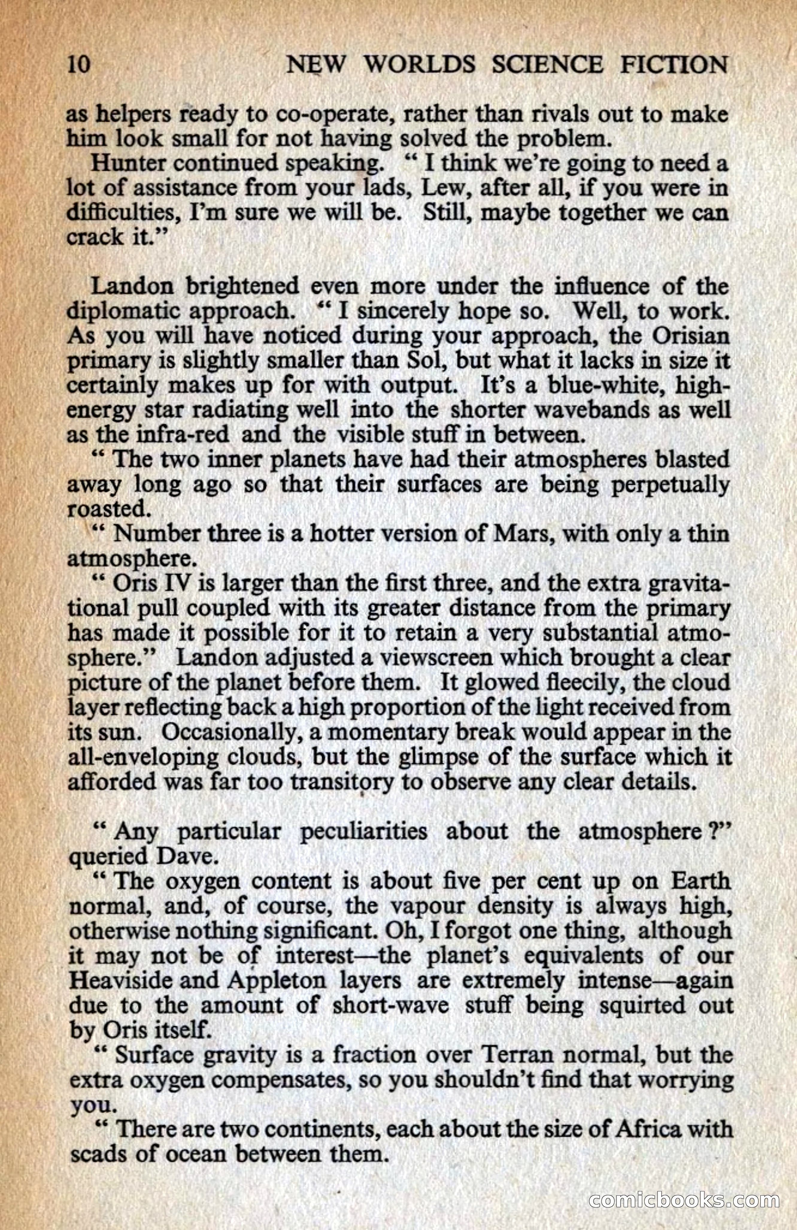 New Worlds #128, Vol. 43 (March 1963) — page 12 of 132