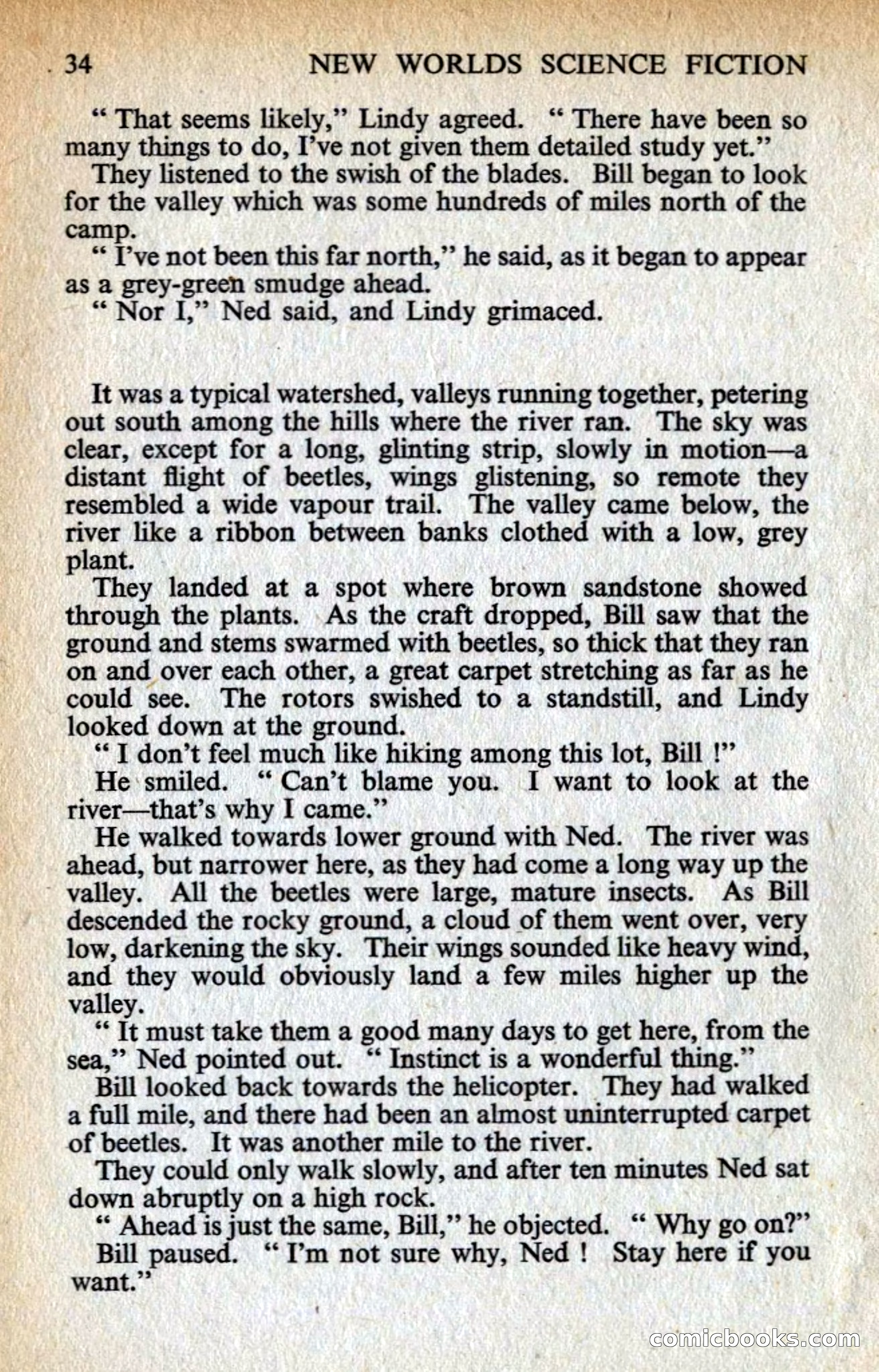 New Worlds #128, Vol. 43 (March 1963) — page 36 of 132