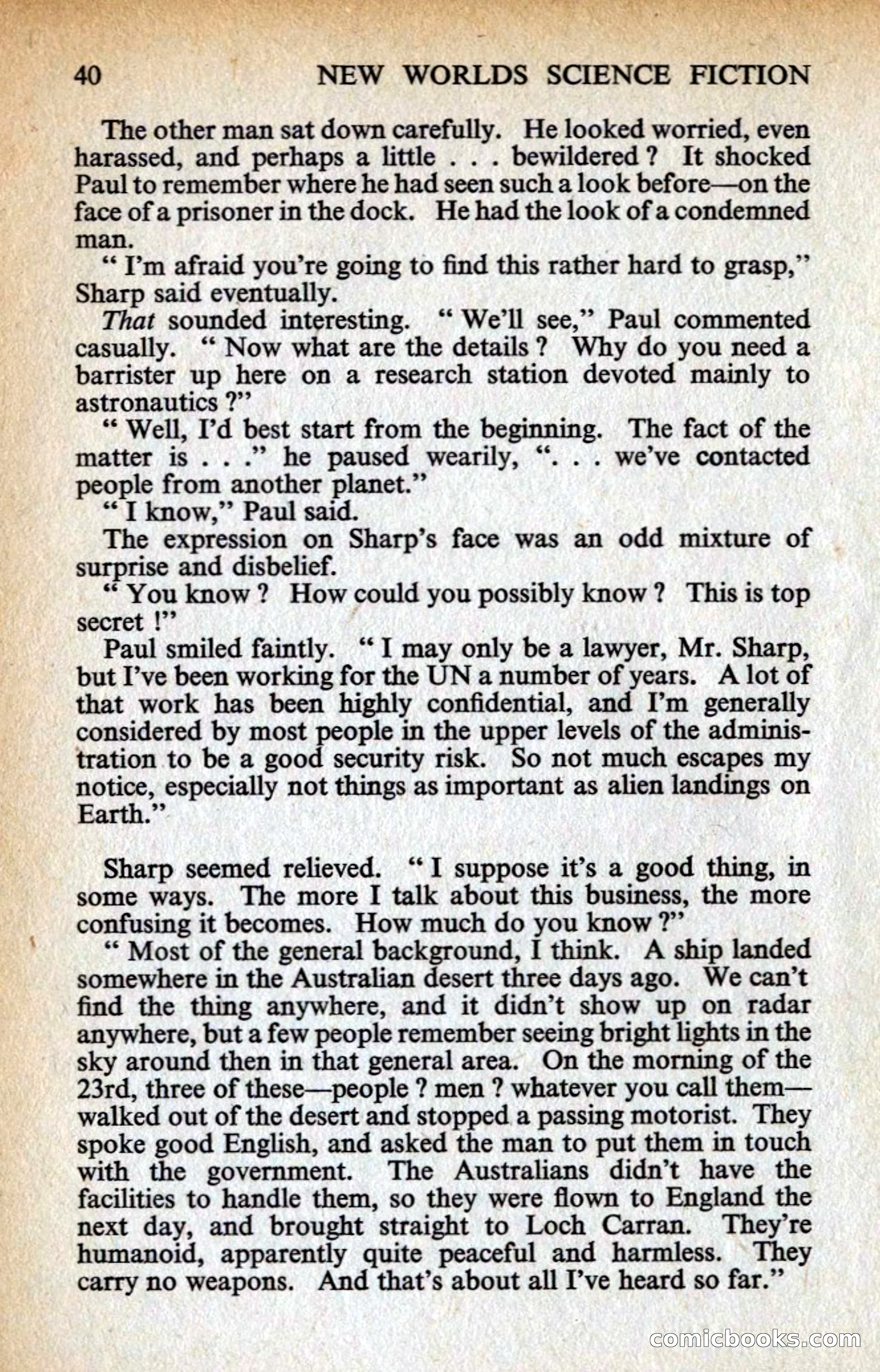New Worlds #128, Vol. 43 (March 1963) — page 42 of 132