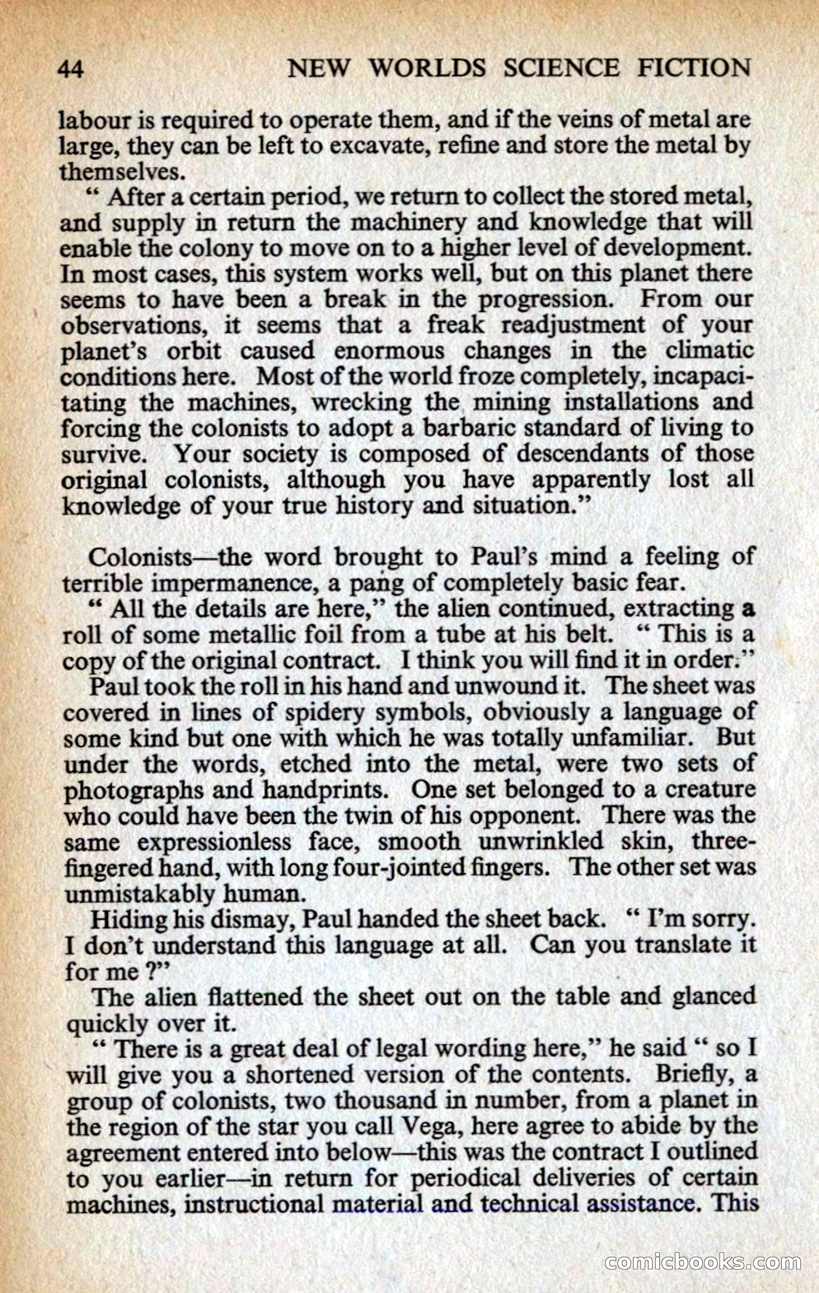 New Worlds #128, Vol. 43 (March 1963) — page 46 of 132