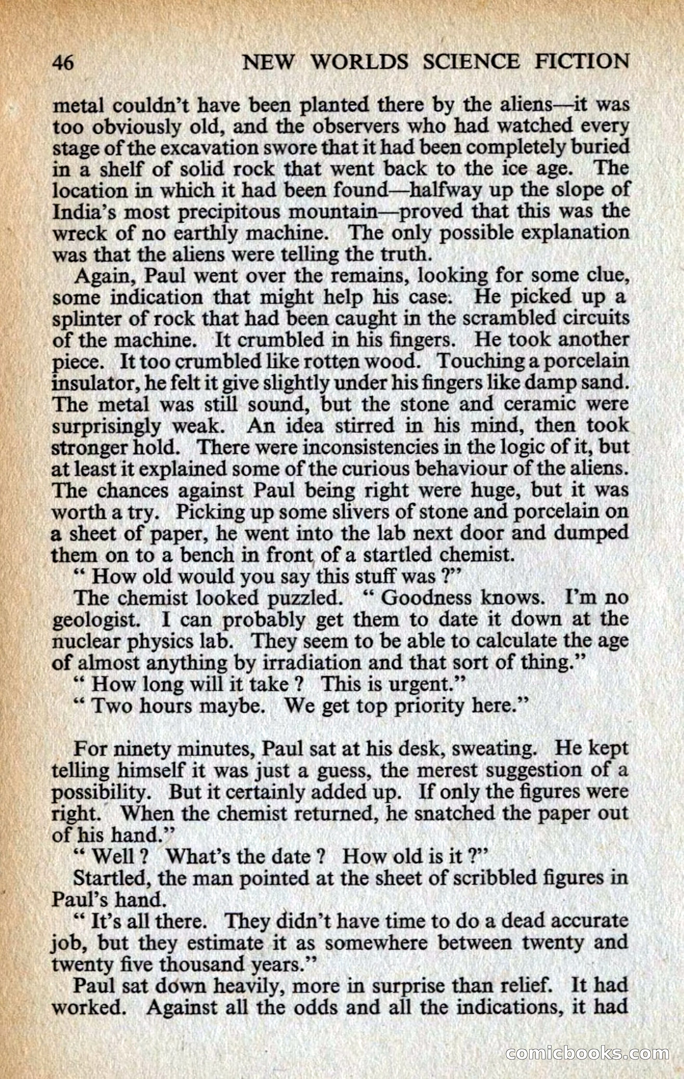 New Worlds #128, Vol. 43 (March 1963) — page 48 of 132