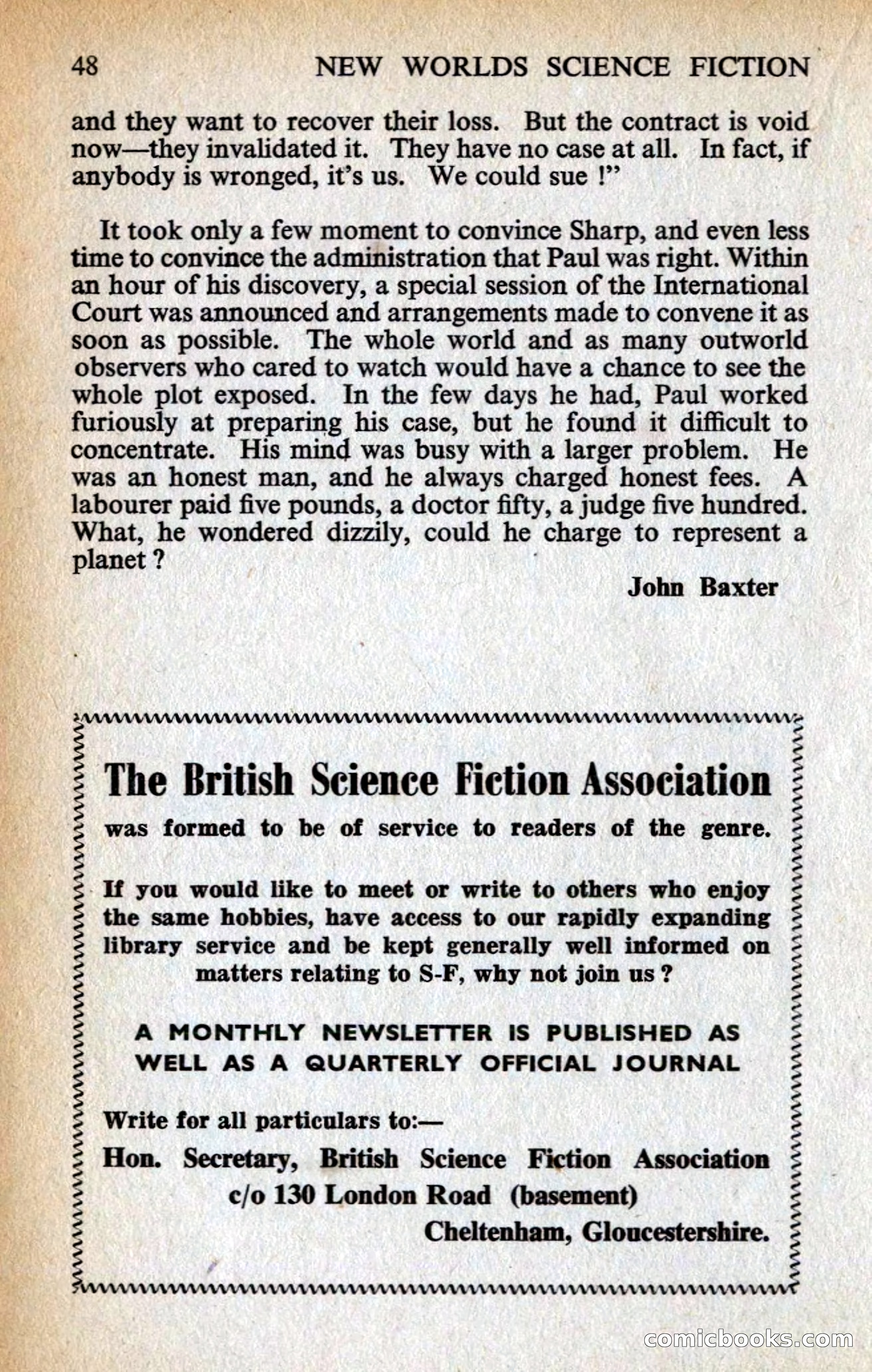 New Worlds #128, Vol. 43 (March 1963) — page 50 of 132
