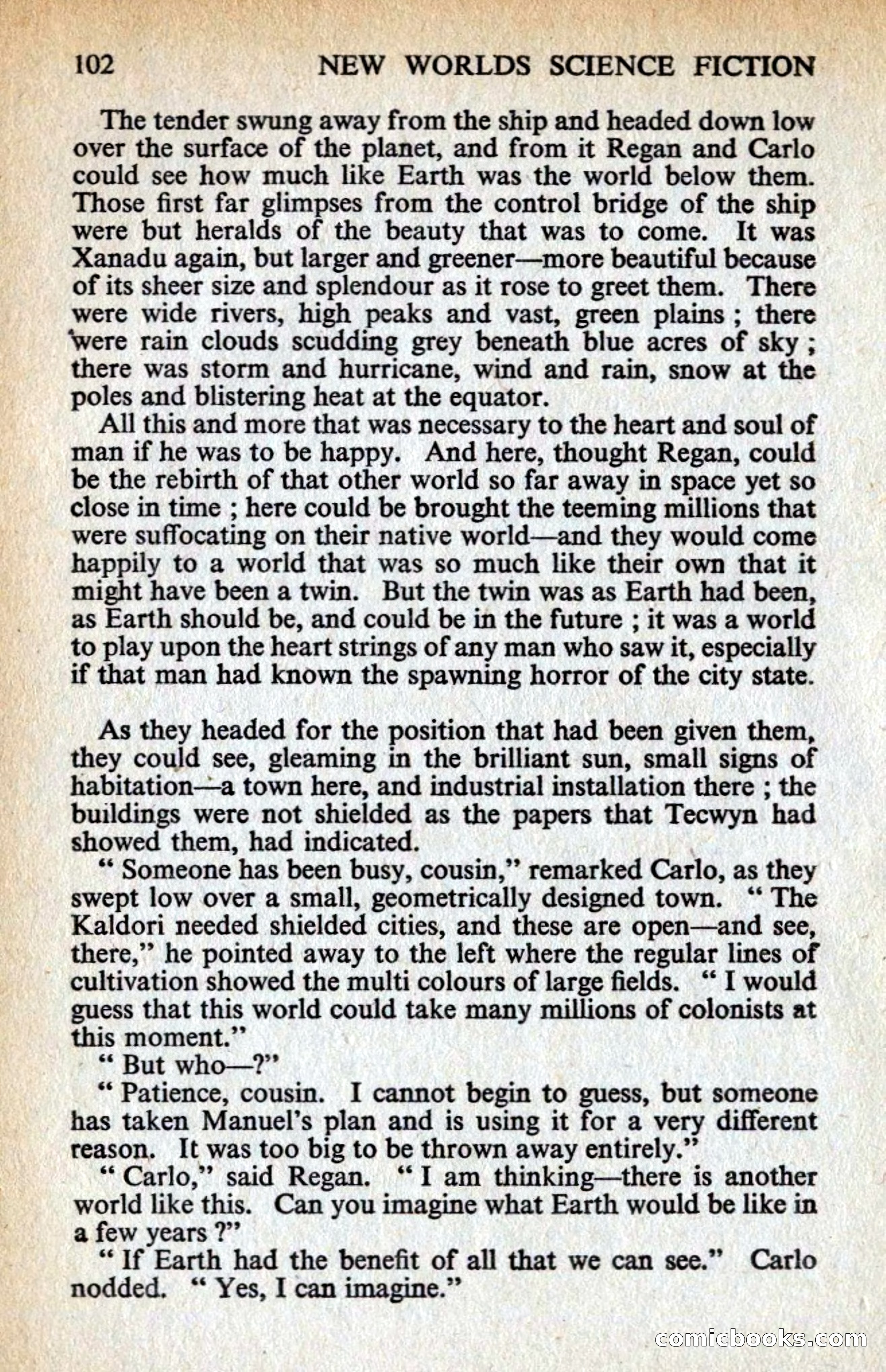 New Worlds #128, Vol. 43 (March 1963) — page 104 of 132
