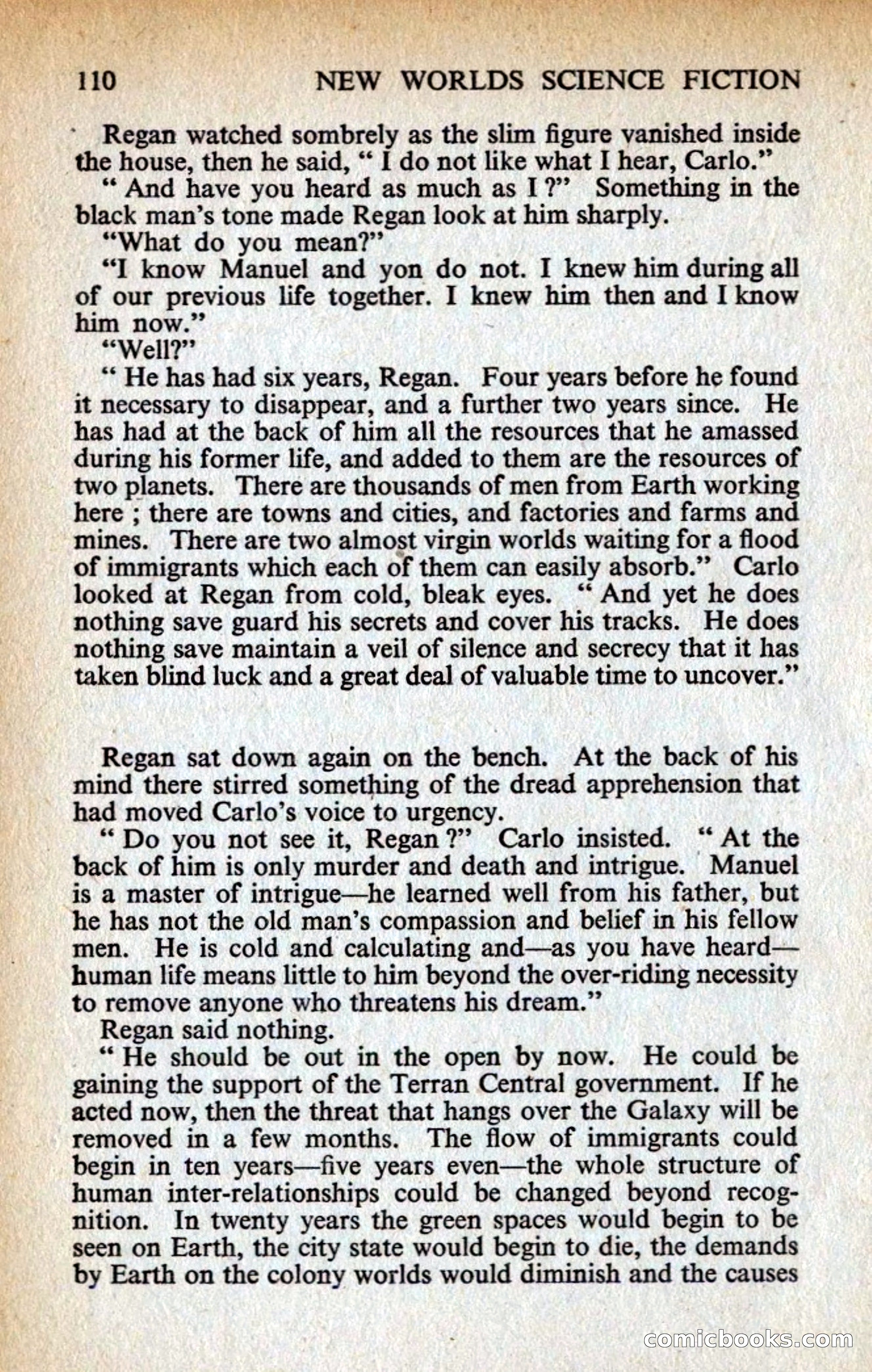 New Worlds #128, Vol. 43 (March 1963) — page 112 of 132