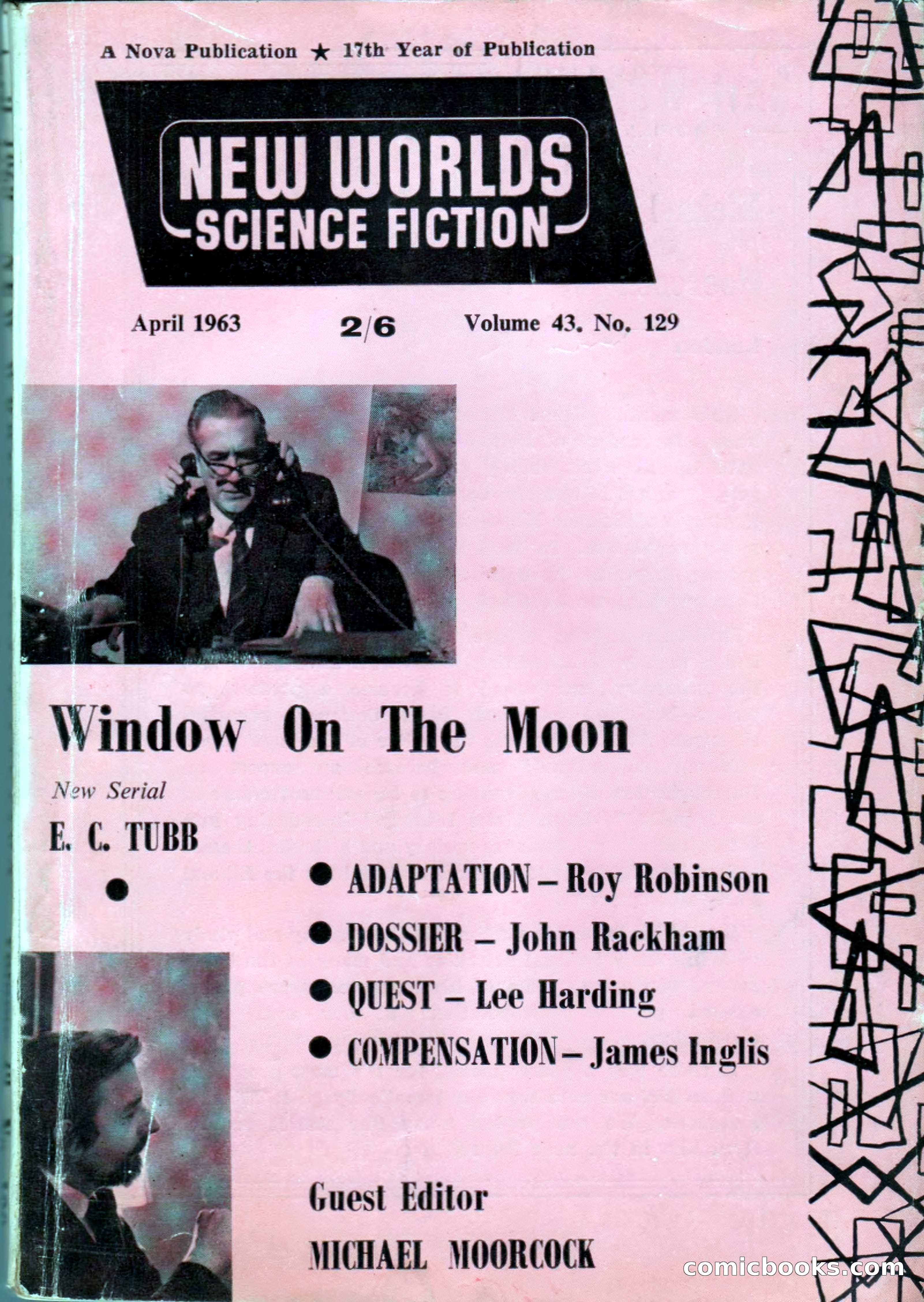 New Worlds #129, April 1963 — page 2 of 132