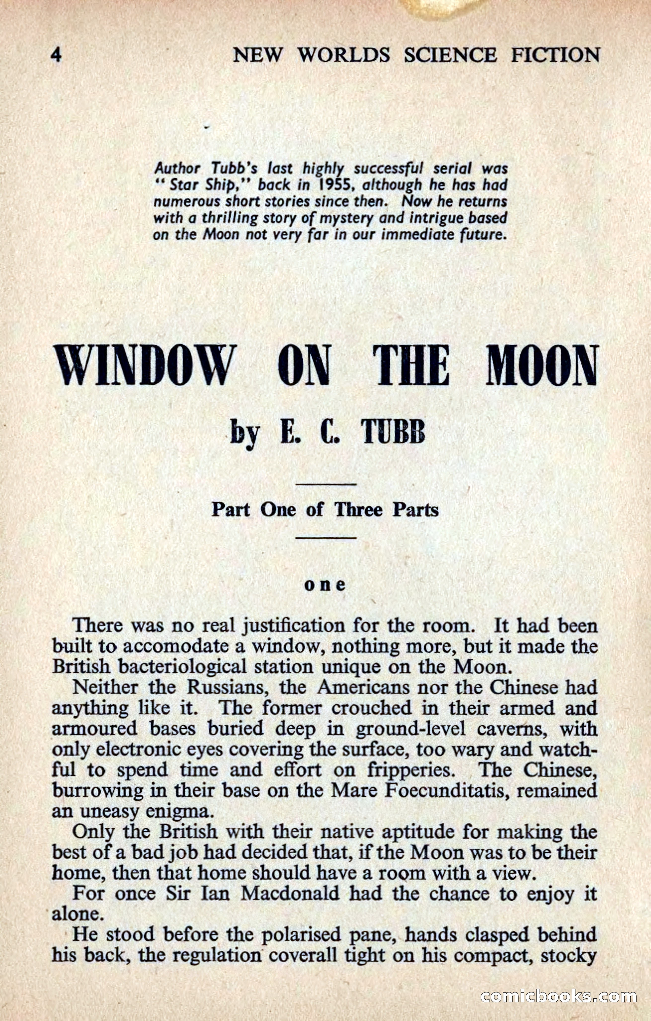 New Worlds #129, April 1963 — page 6 of 132