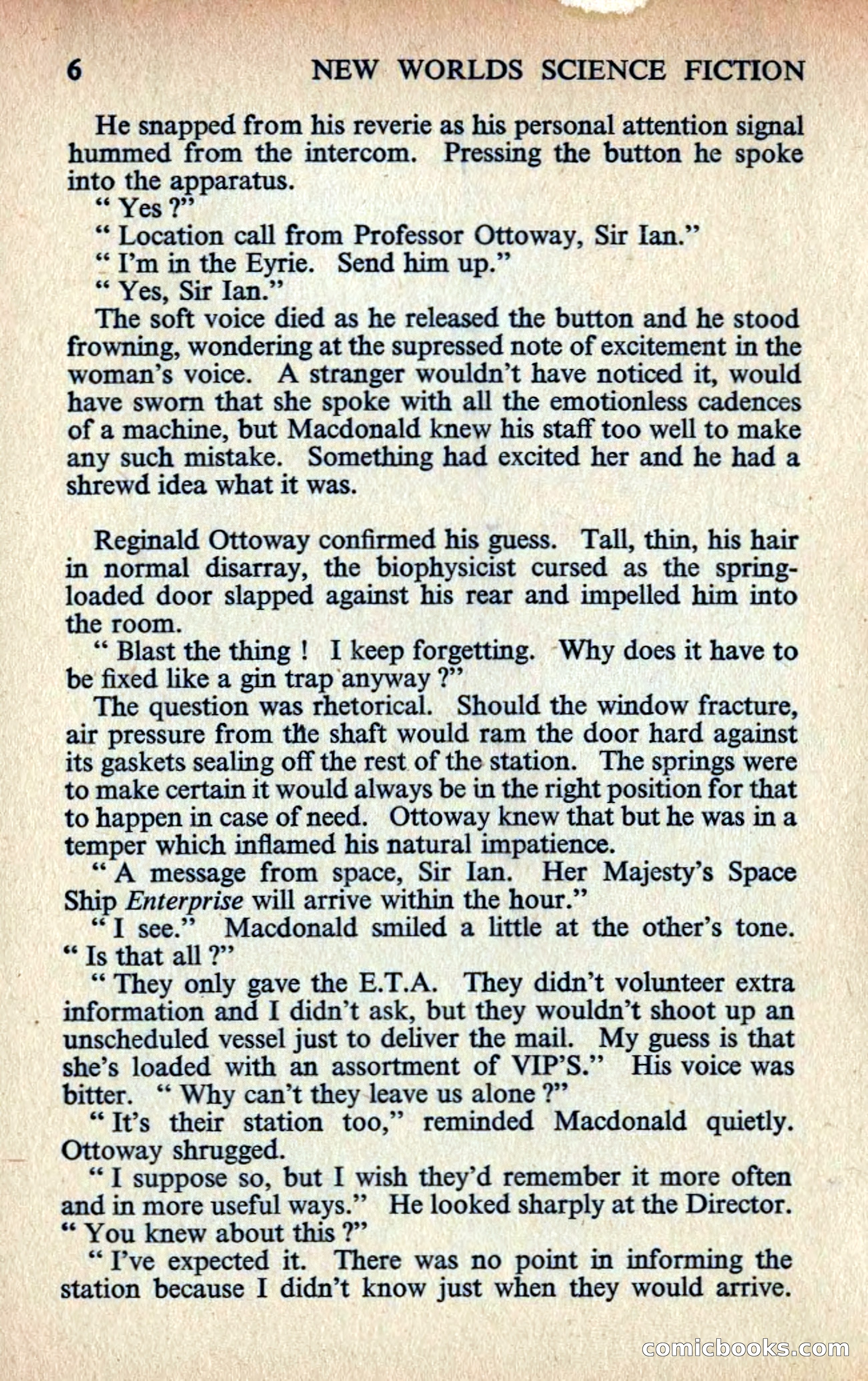 New Worlds #129, April 1963 — page 8 of 132