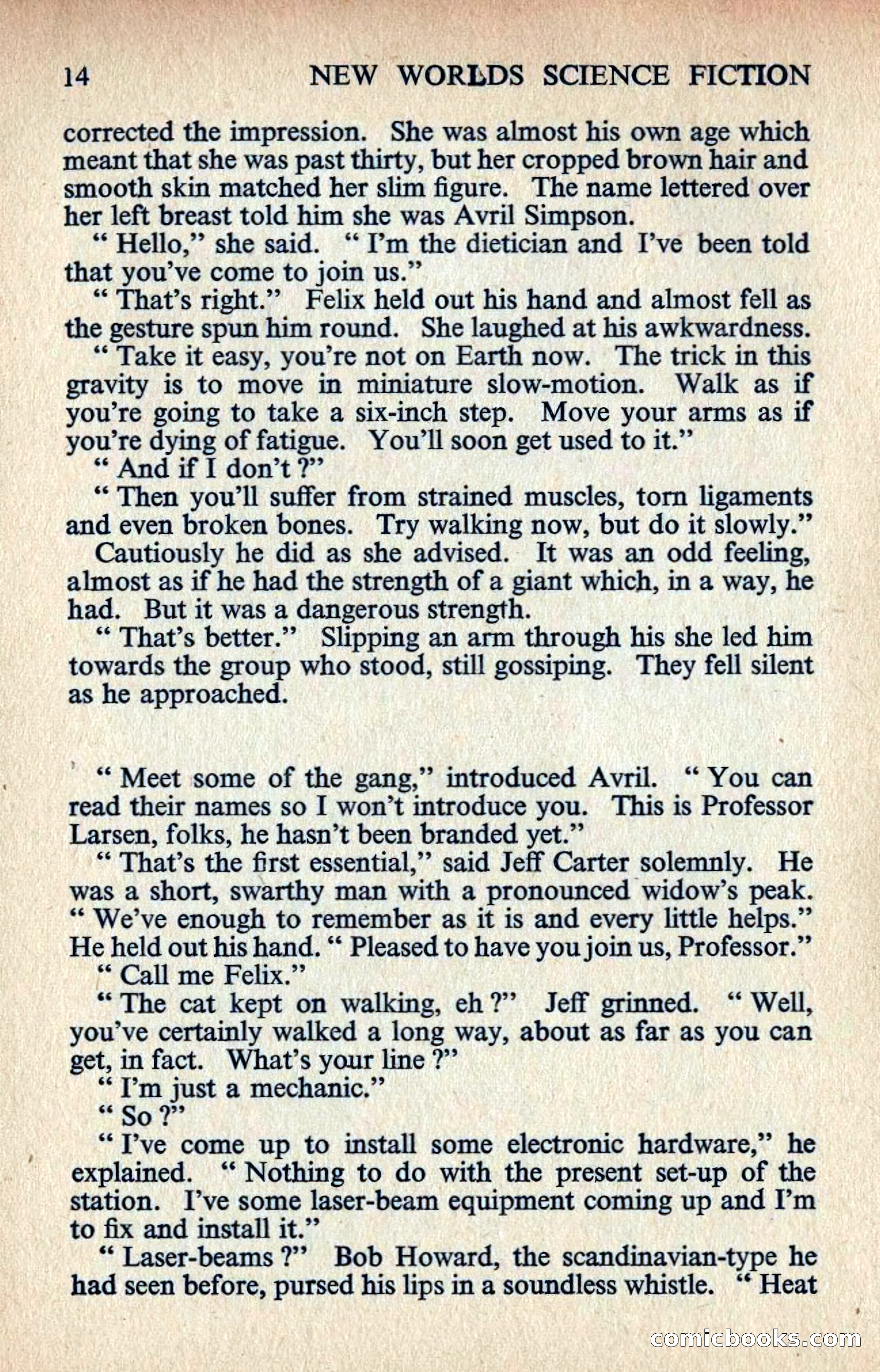 New Worlds #129, April 1963 — page 16 of 132