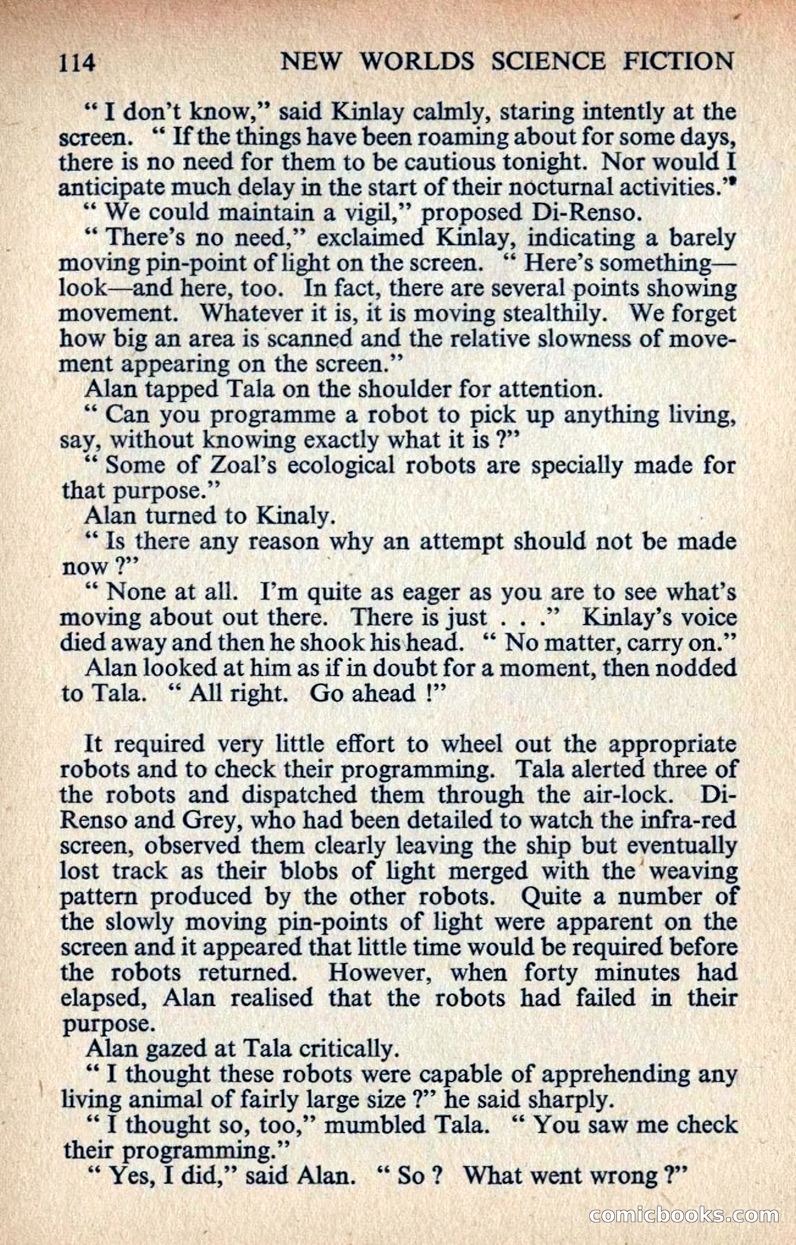 New Worlds #129, April 1963 — page 116 of 132
