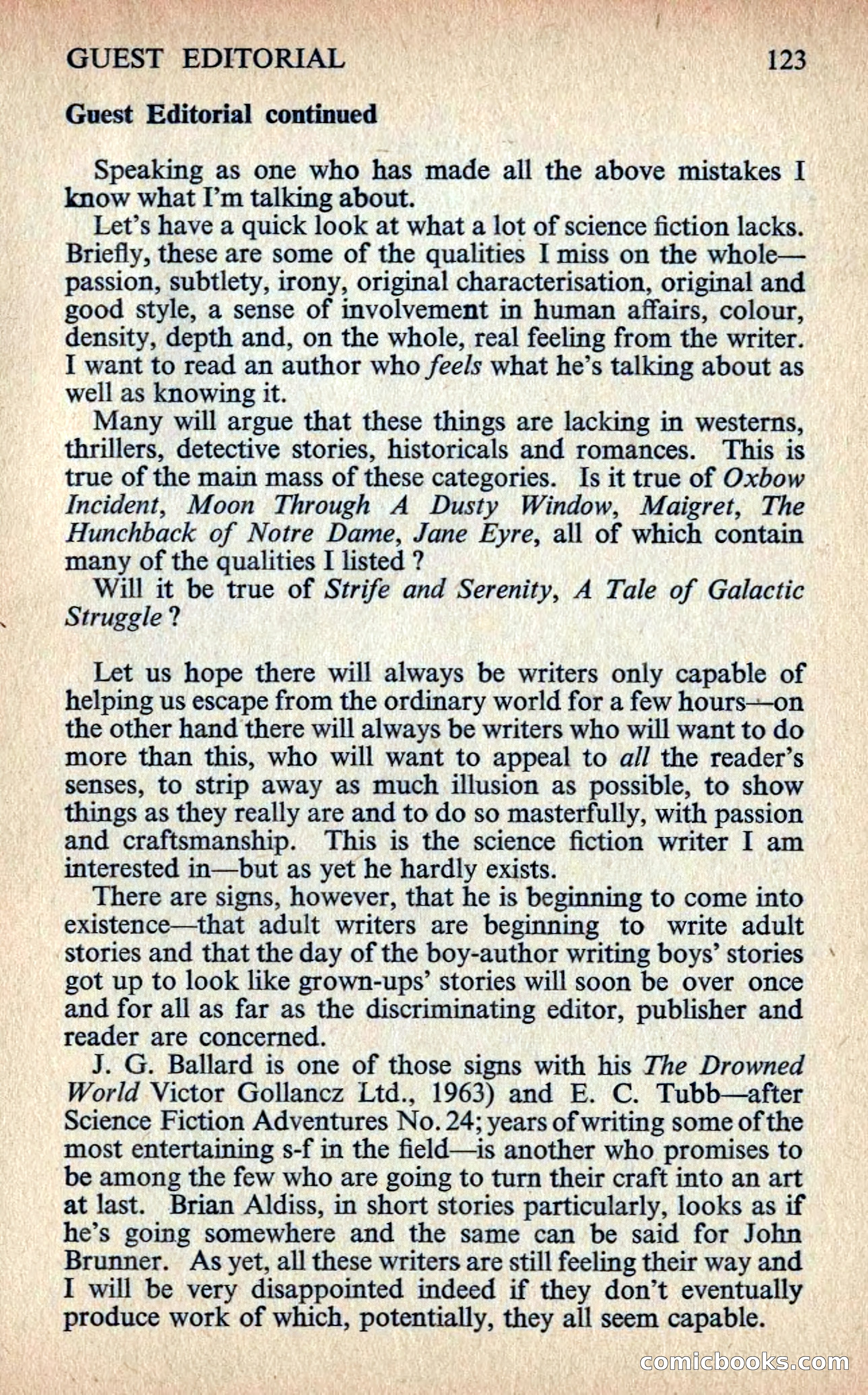 New Worlds #129, April 1963 — page 125 of 132