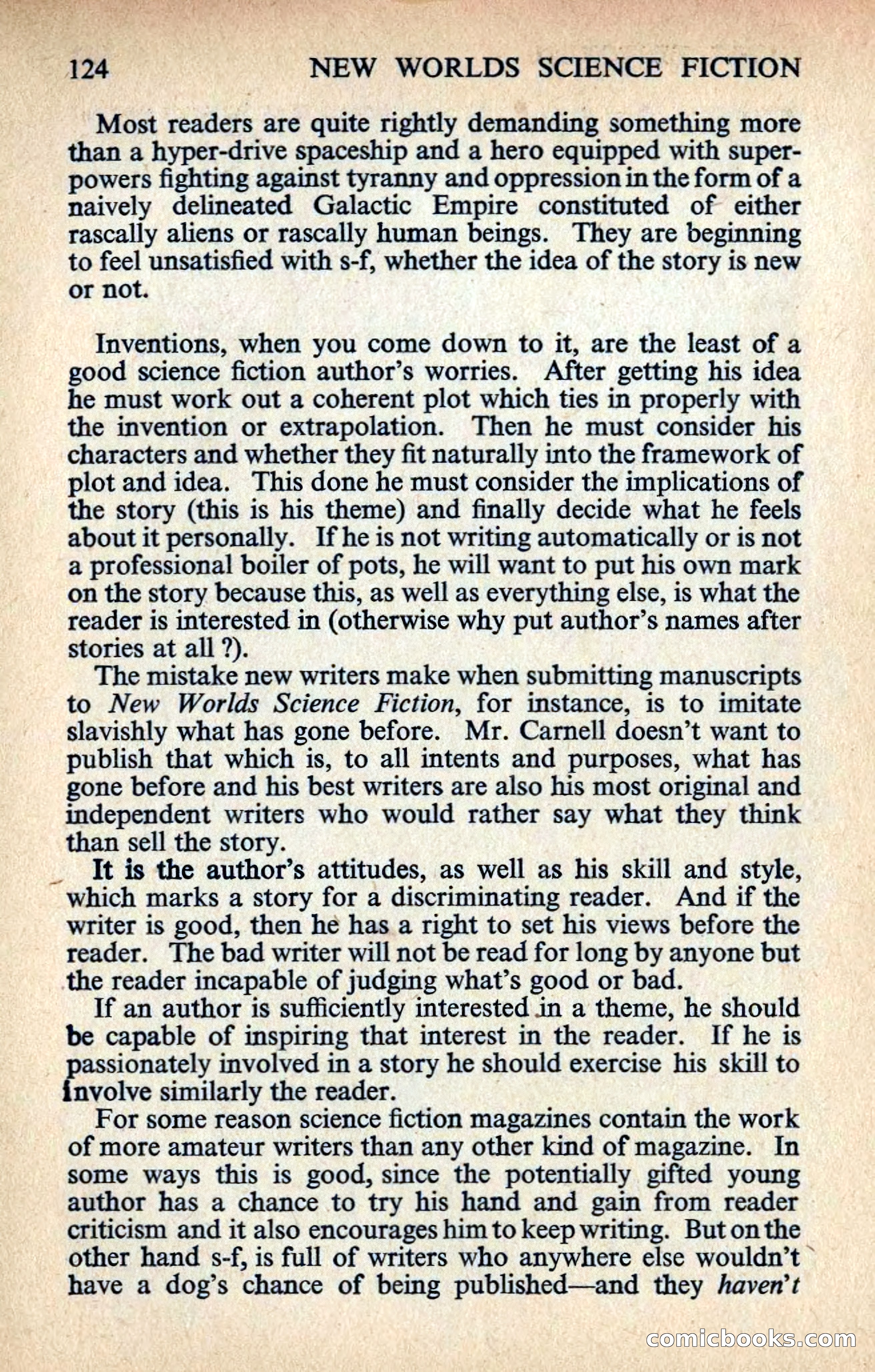 New Worlds #129, April 1963 — page 126 of 132
