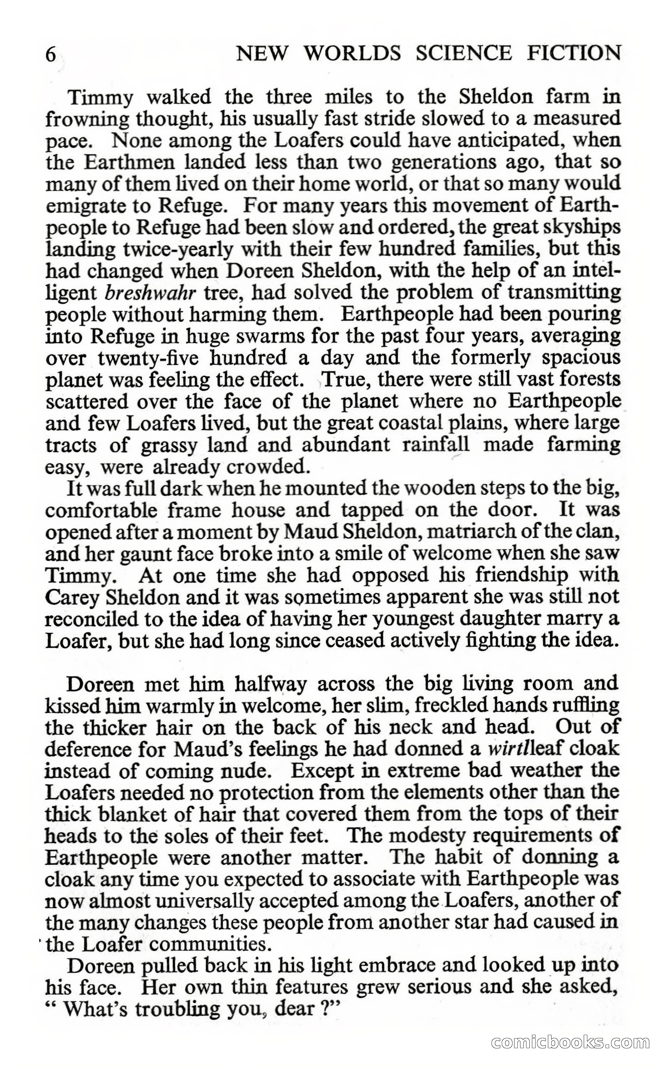New Worlds #132, Vol. 44 (July 1963) — page 8 of 132