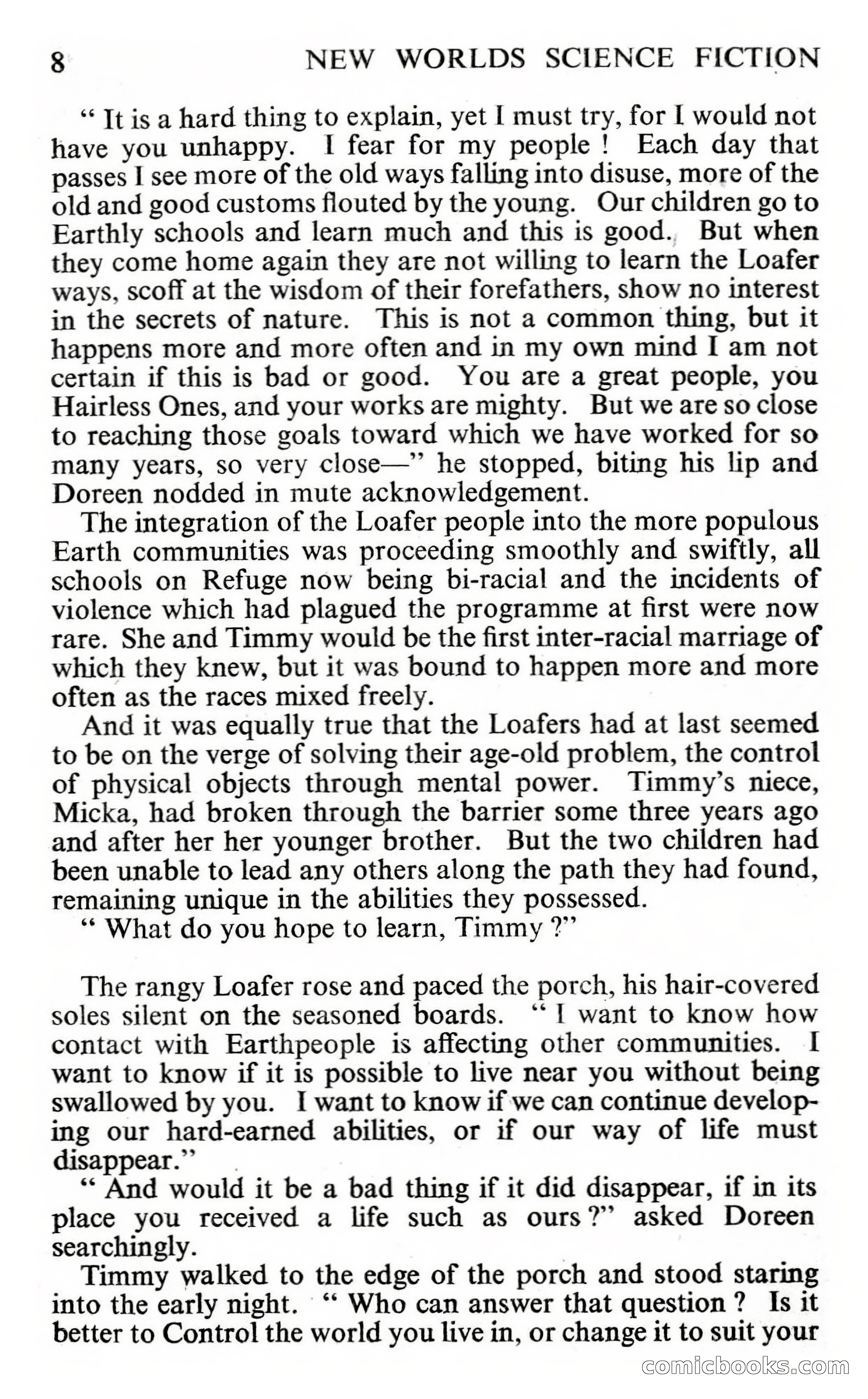 New Worlds #132, Vol. 44 (July 1963) — page 10 of 132