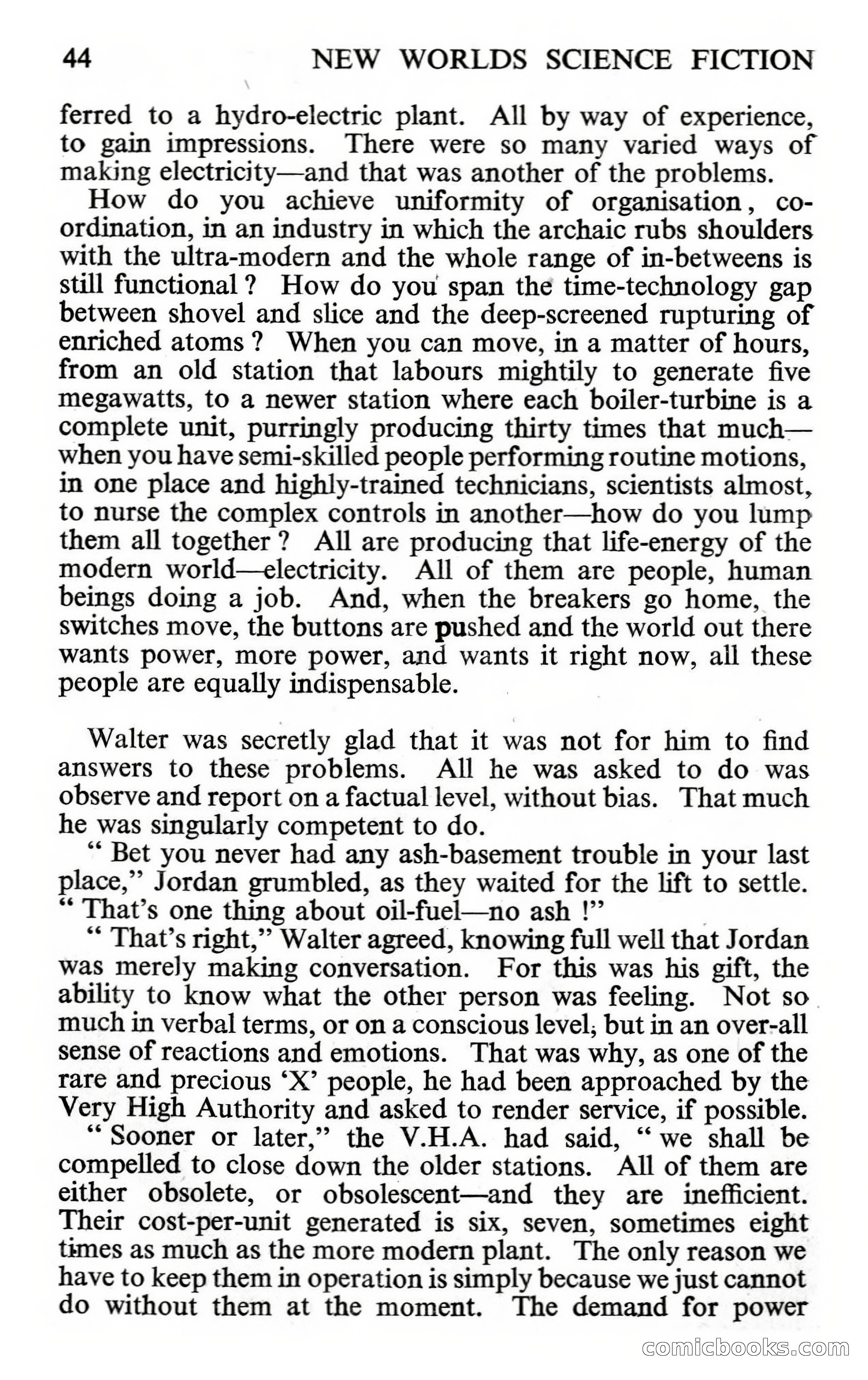 New Worlds #132, Vol. 44 (July 1963) — page 46 of 132