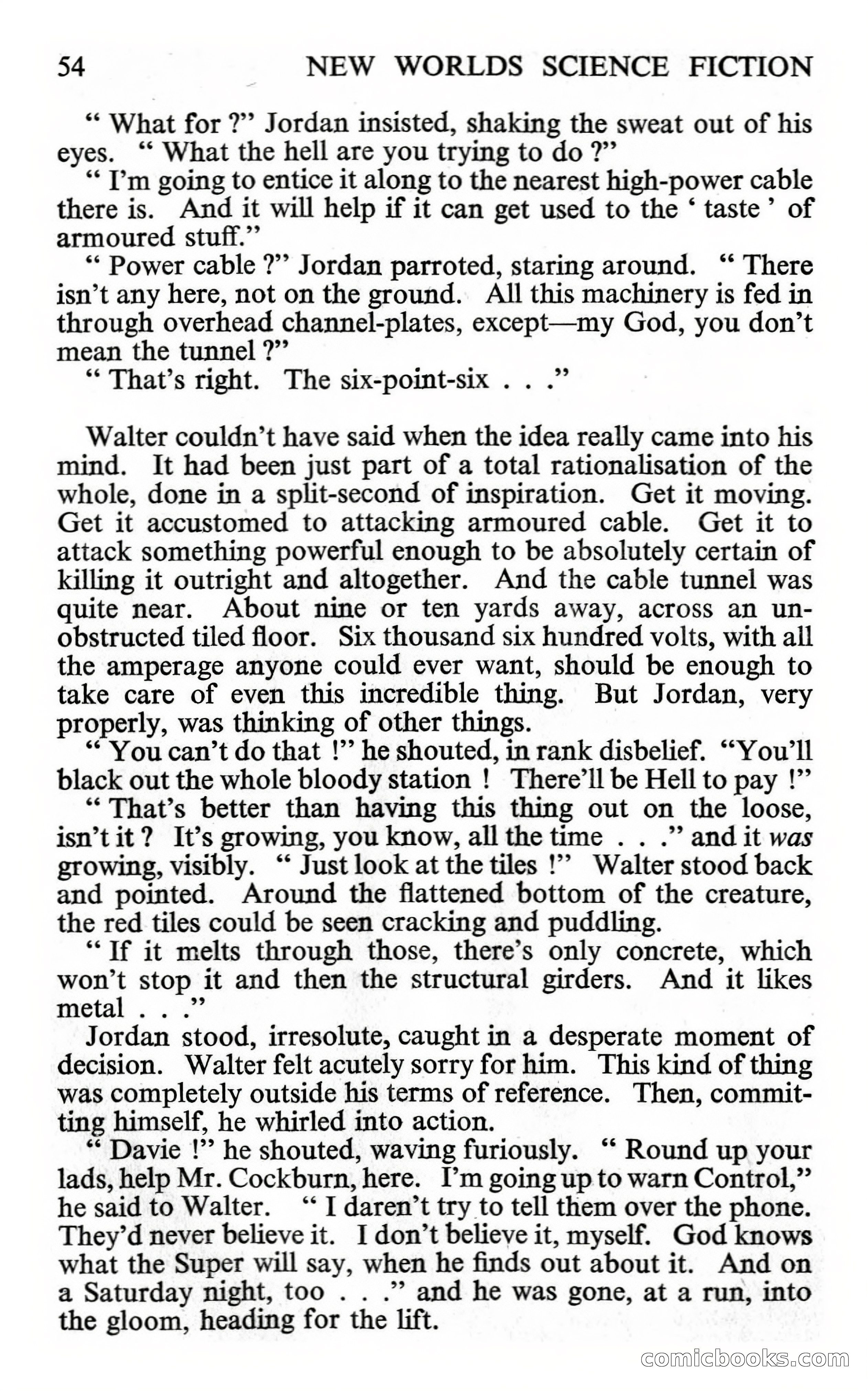New Worlds #132, Vol. 44 (July 1963) — page 56 of 132