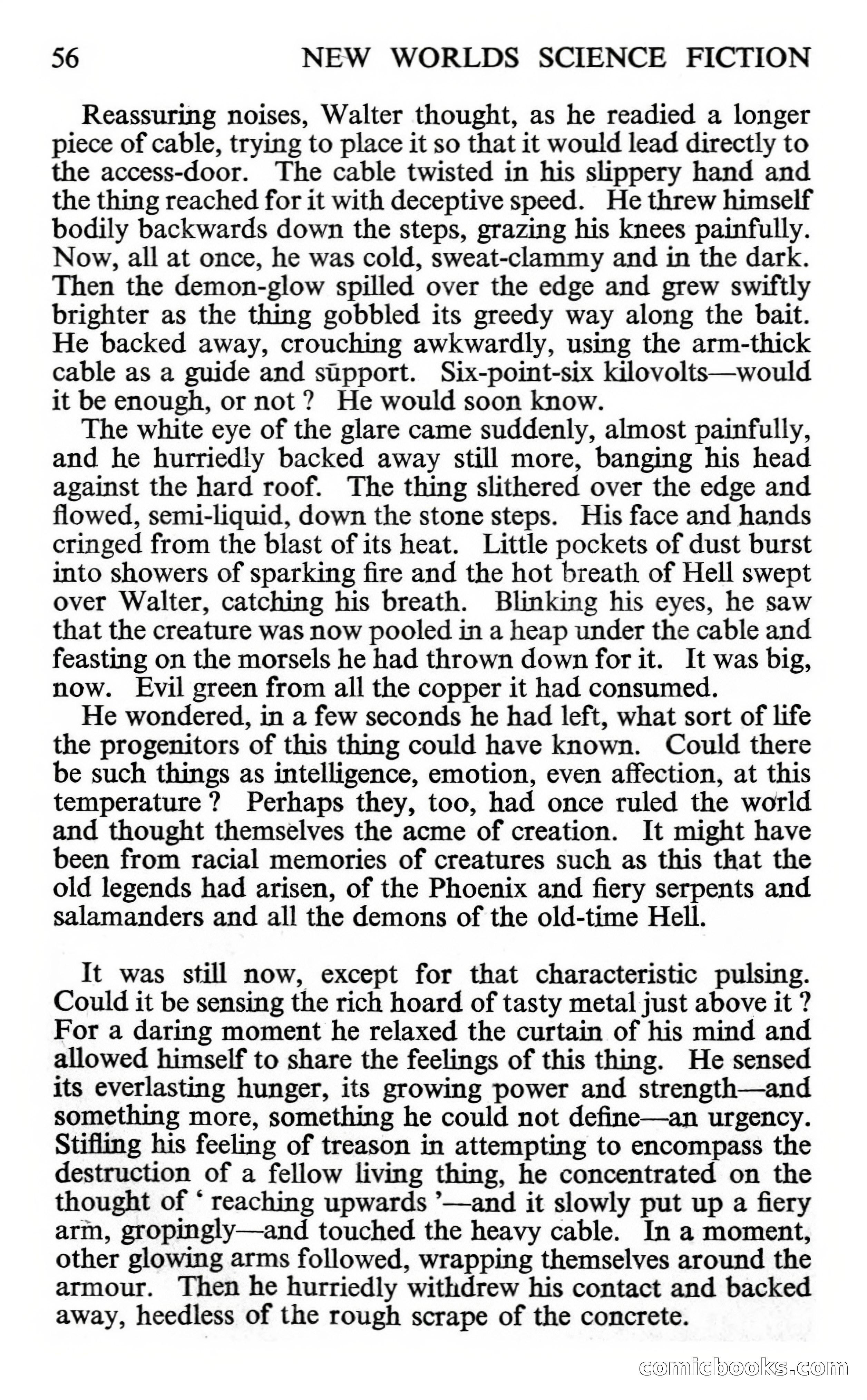 New Worlds #132, Vol. 44 (July 1963) — page 58 of 132