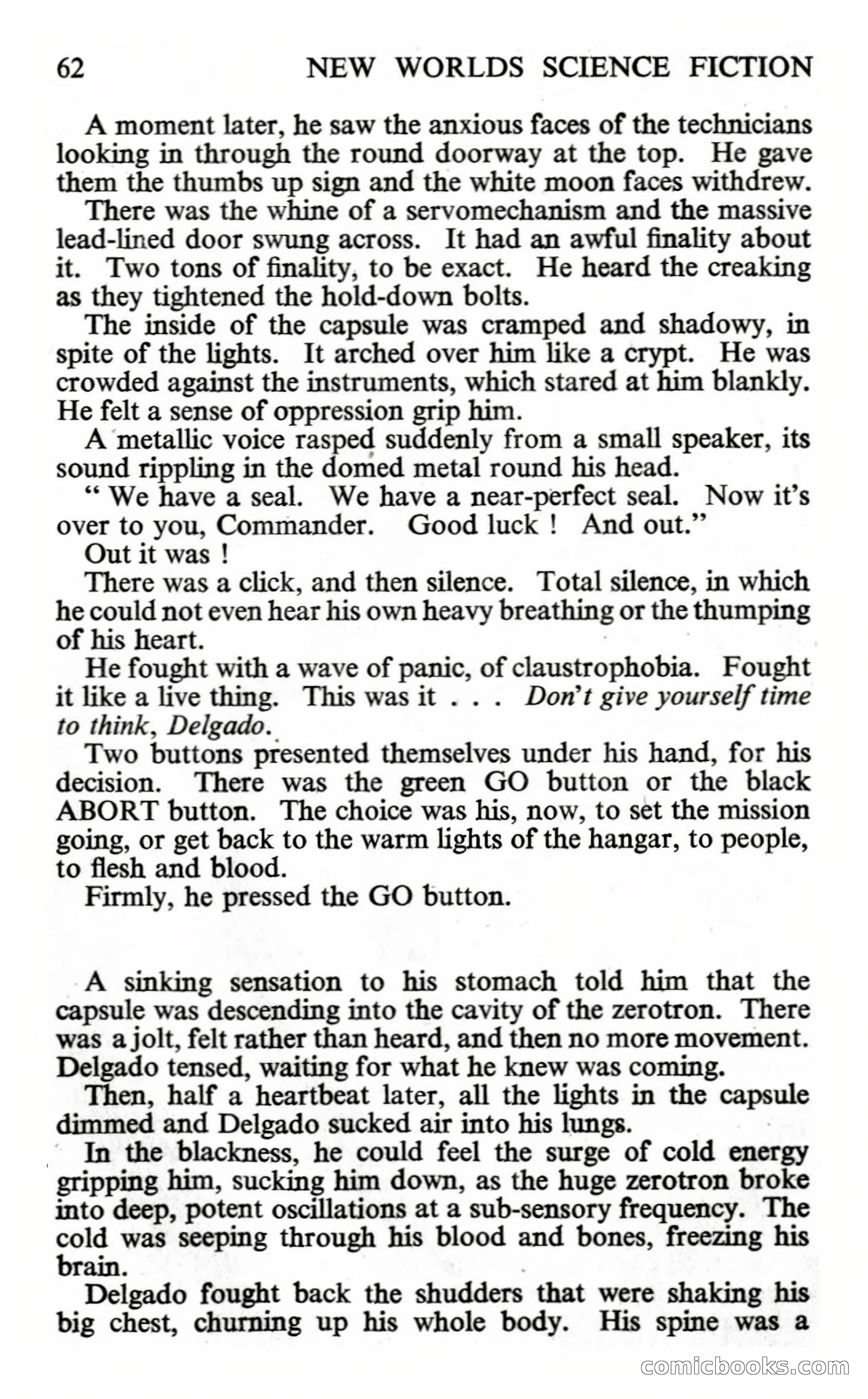 New Worlds #132, Vol. 44 (July 1963) — page 64 of 132