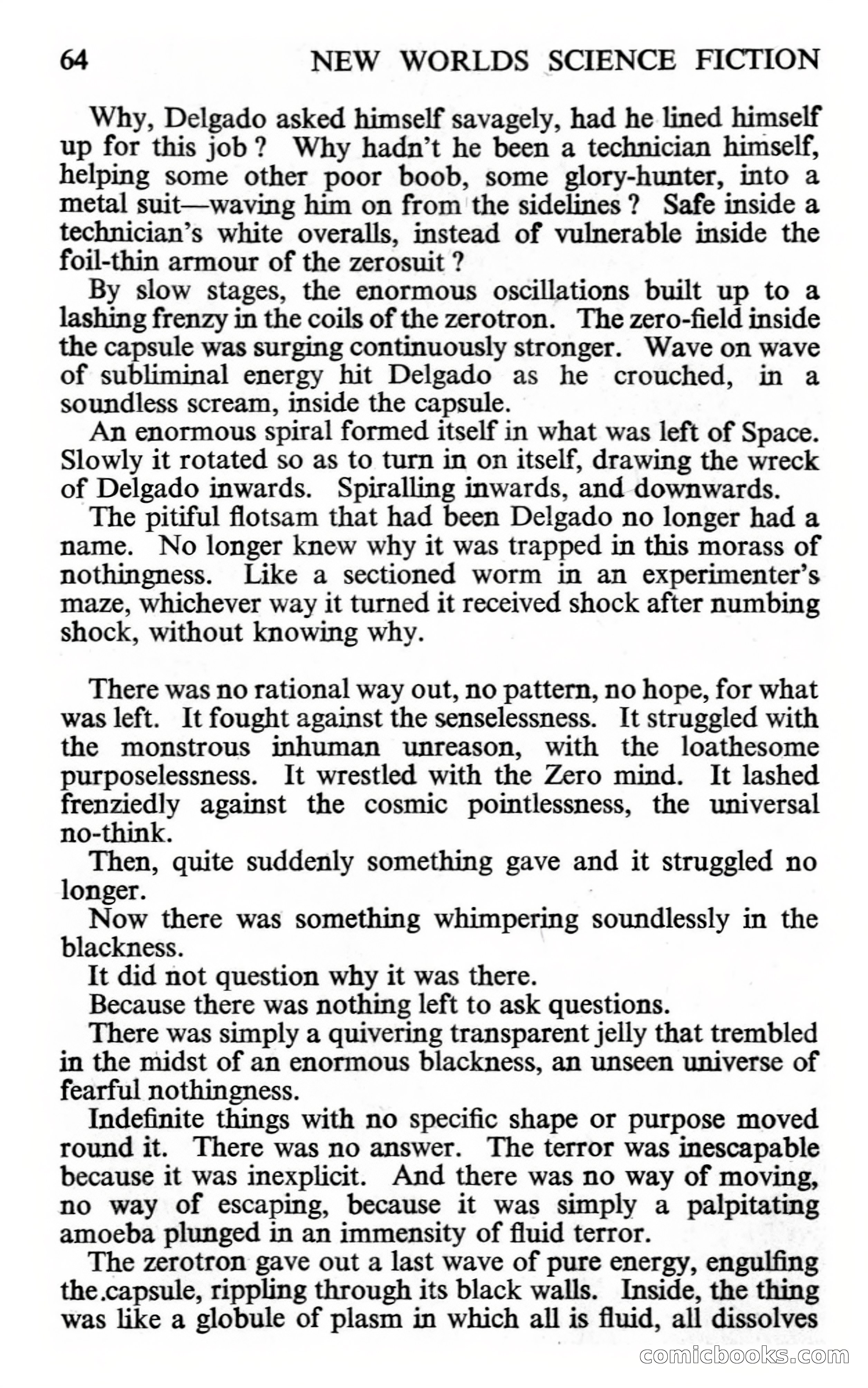 New Worlds #132, Vol. 44 (July 1963) — page 66 of 132