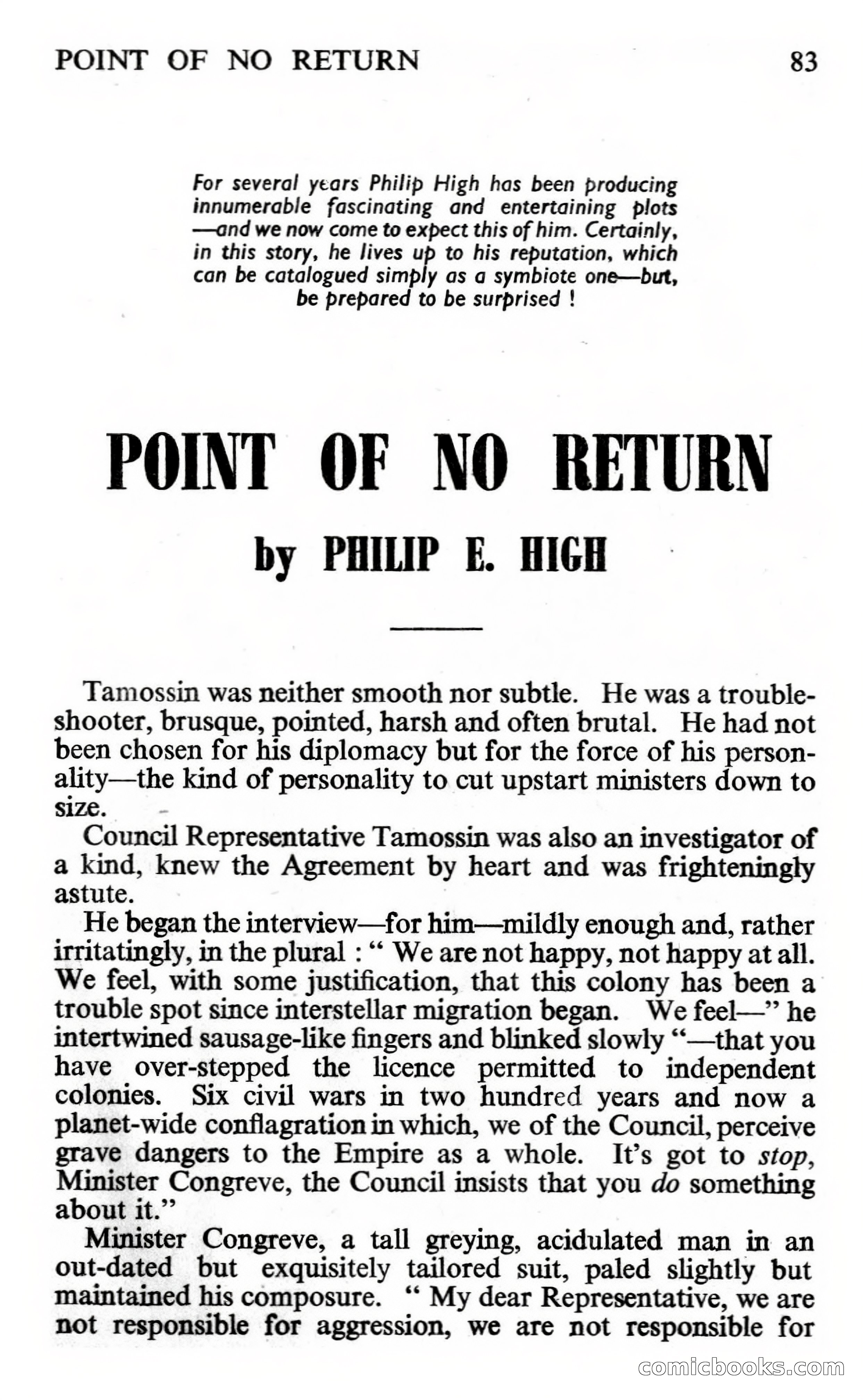 New Worlds #132, Vol. 44 (July 1963) — page 85 of 132