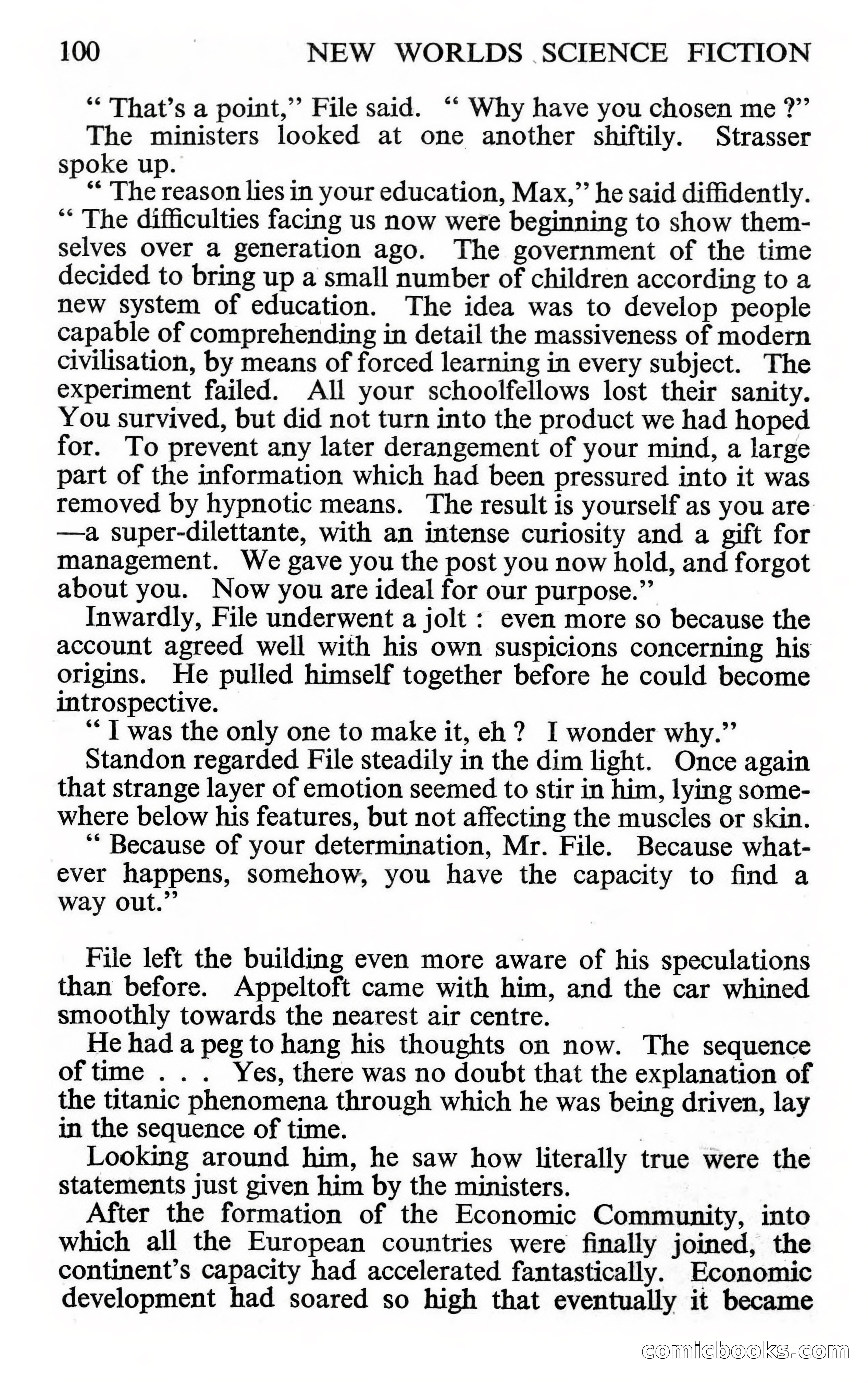 New Worlds #132, Vol. 44 (July 1963) — page 102 of 132