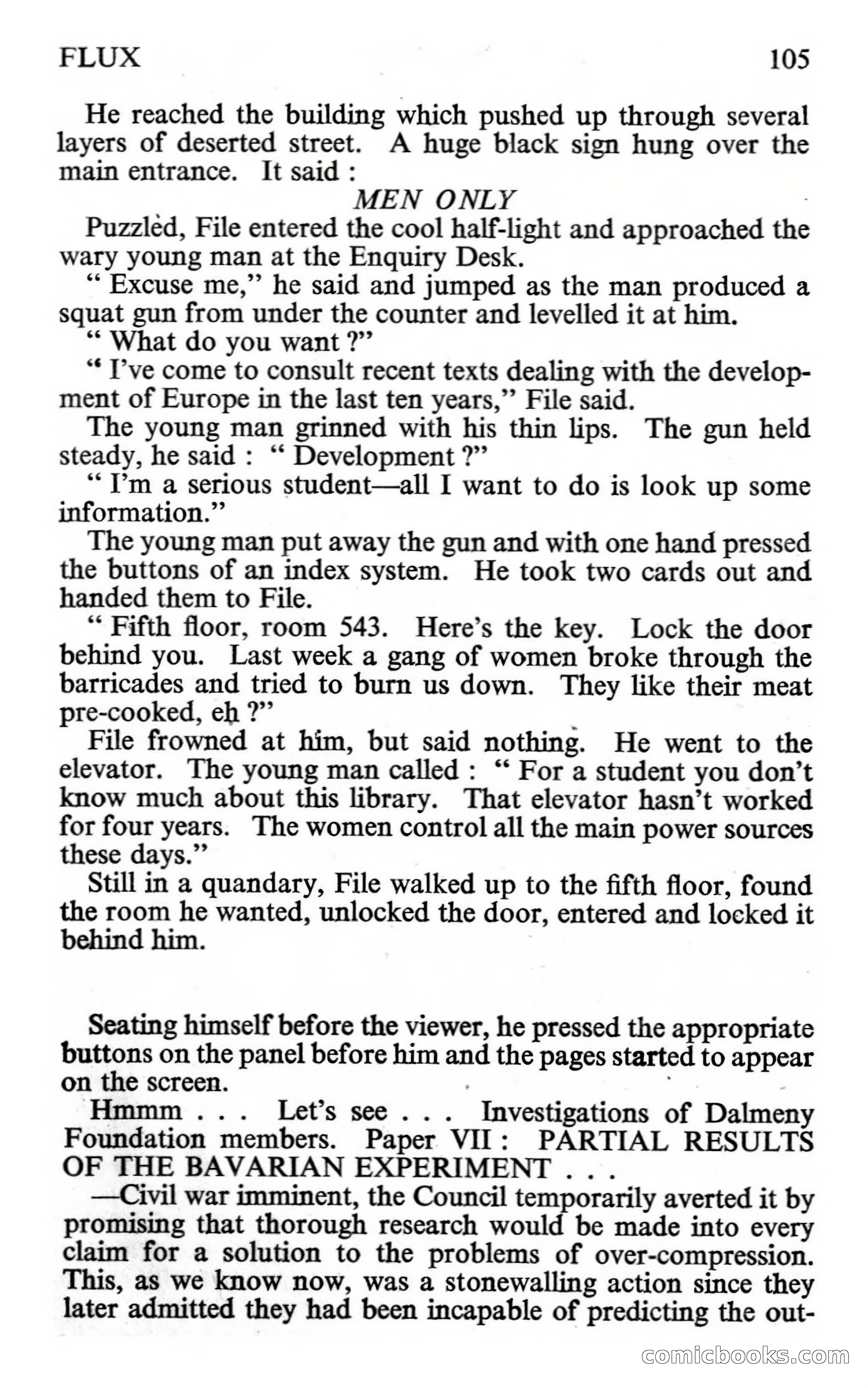 New Worlds #132, Vol. 44 (July 1963) — page 107 of 132
