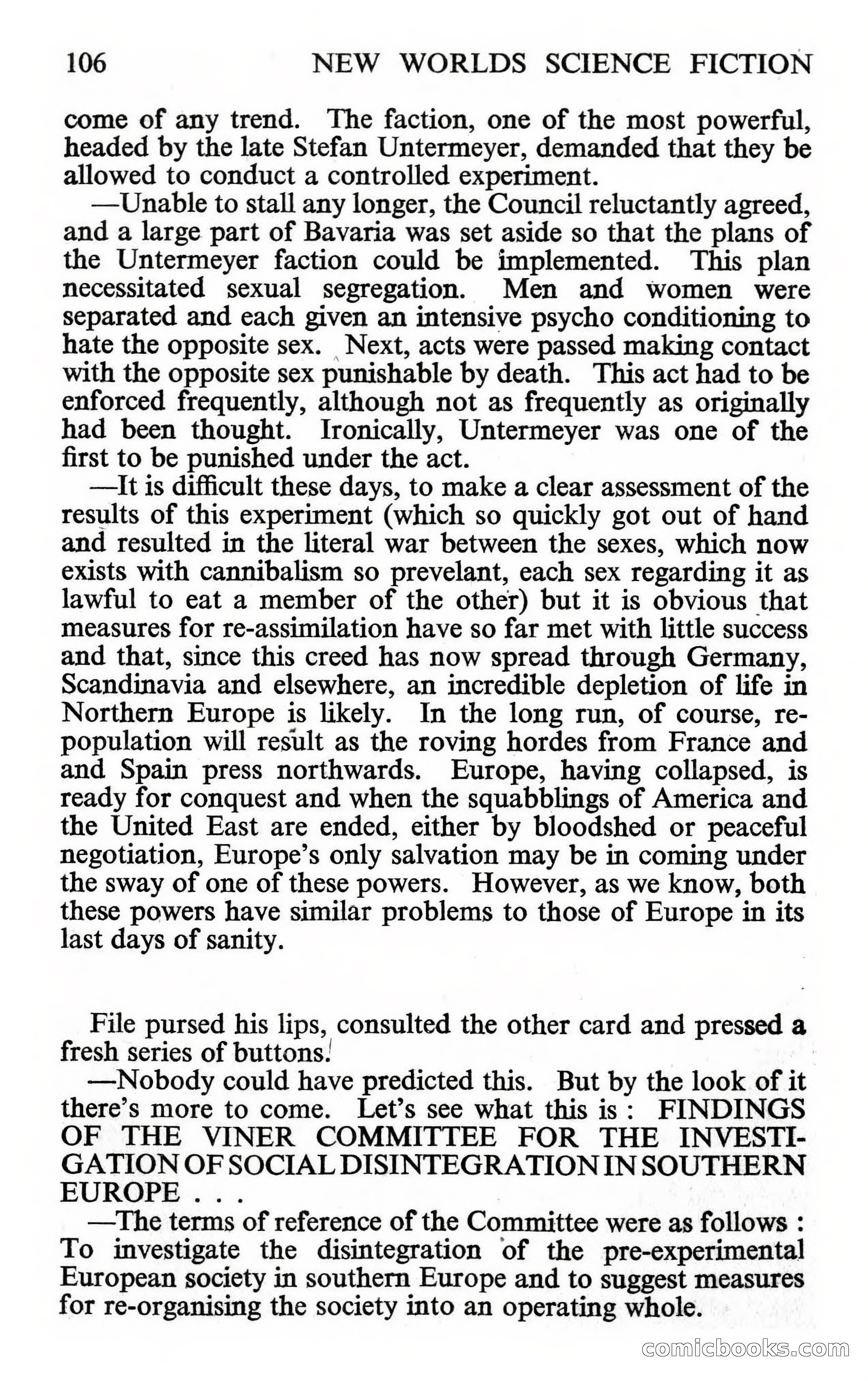 New Worlds #132, Vol. 44 (July 1963) — page 108 of 132