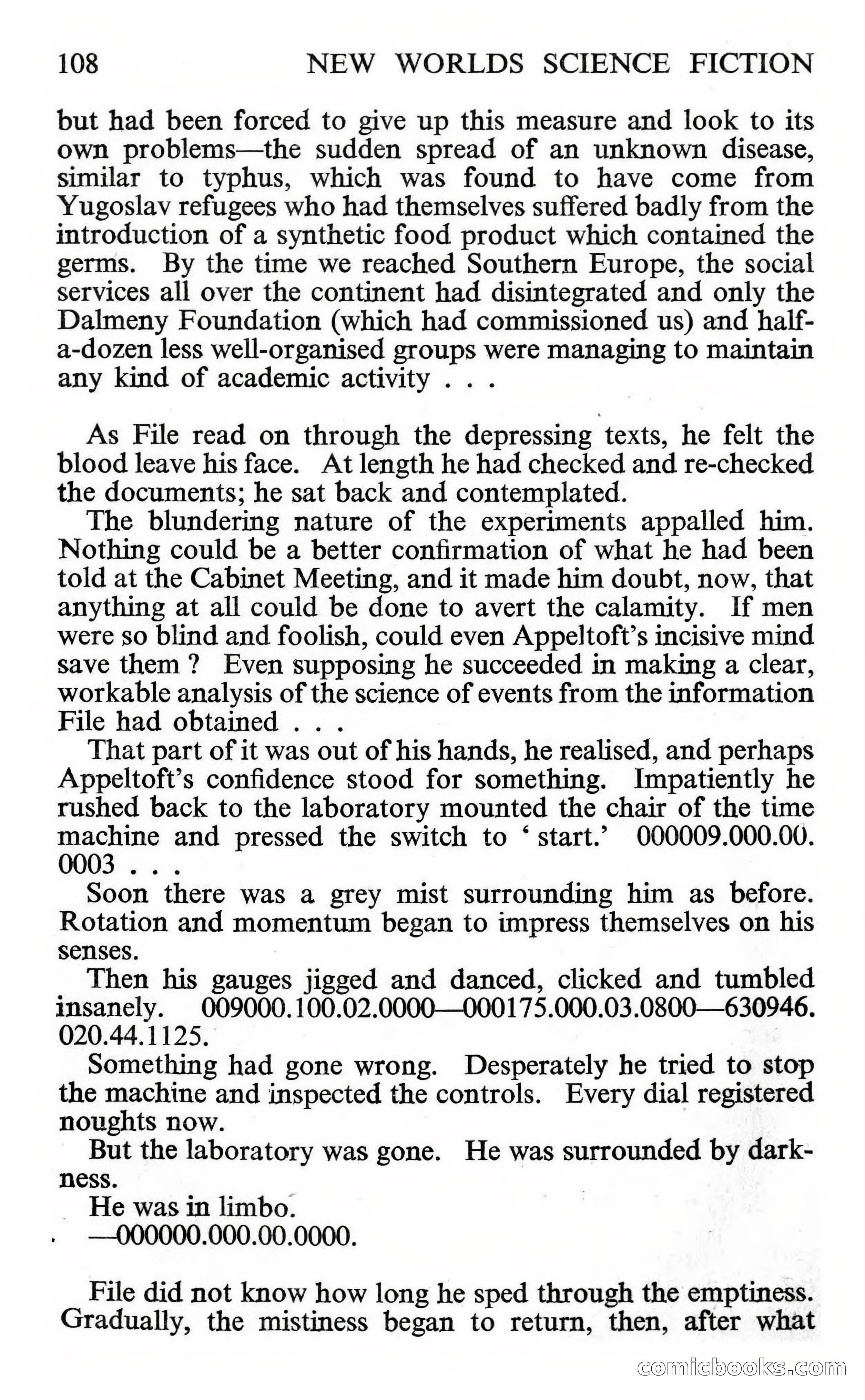 New Worlds #132, Vol. 44 (July 1963) — page 110 of 132