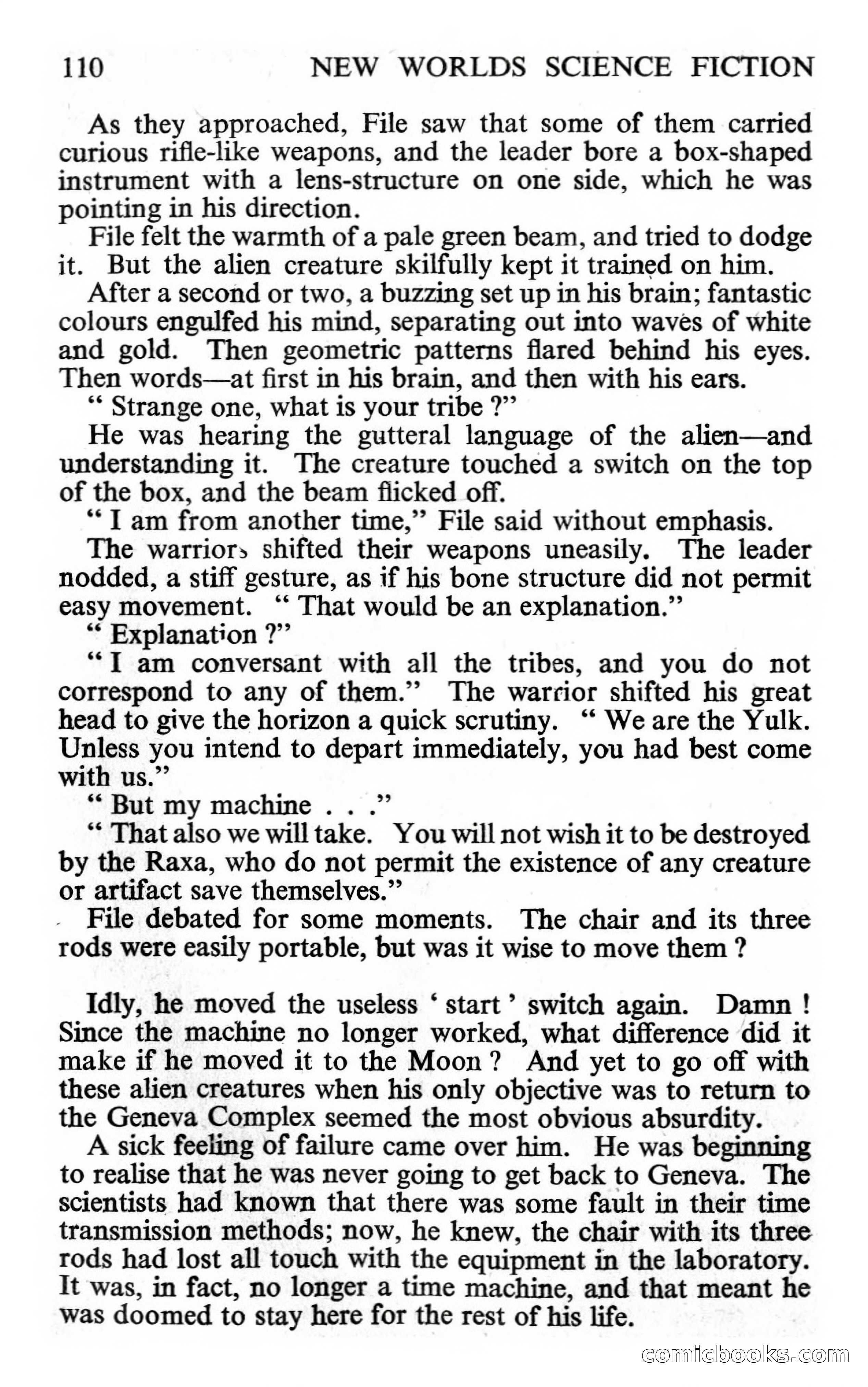 New Worlds #132, Vol. 44 (July 1963) — page 112 of 132
