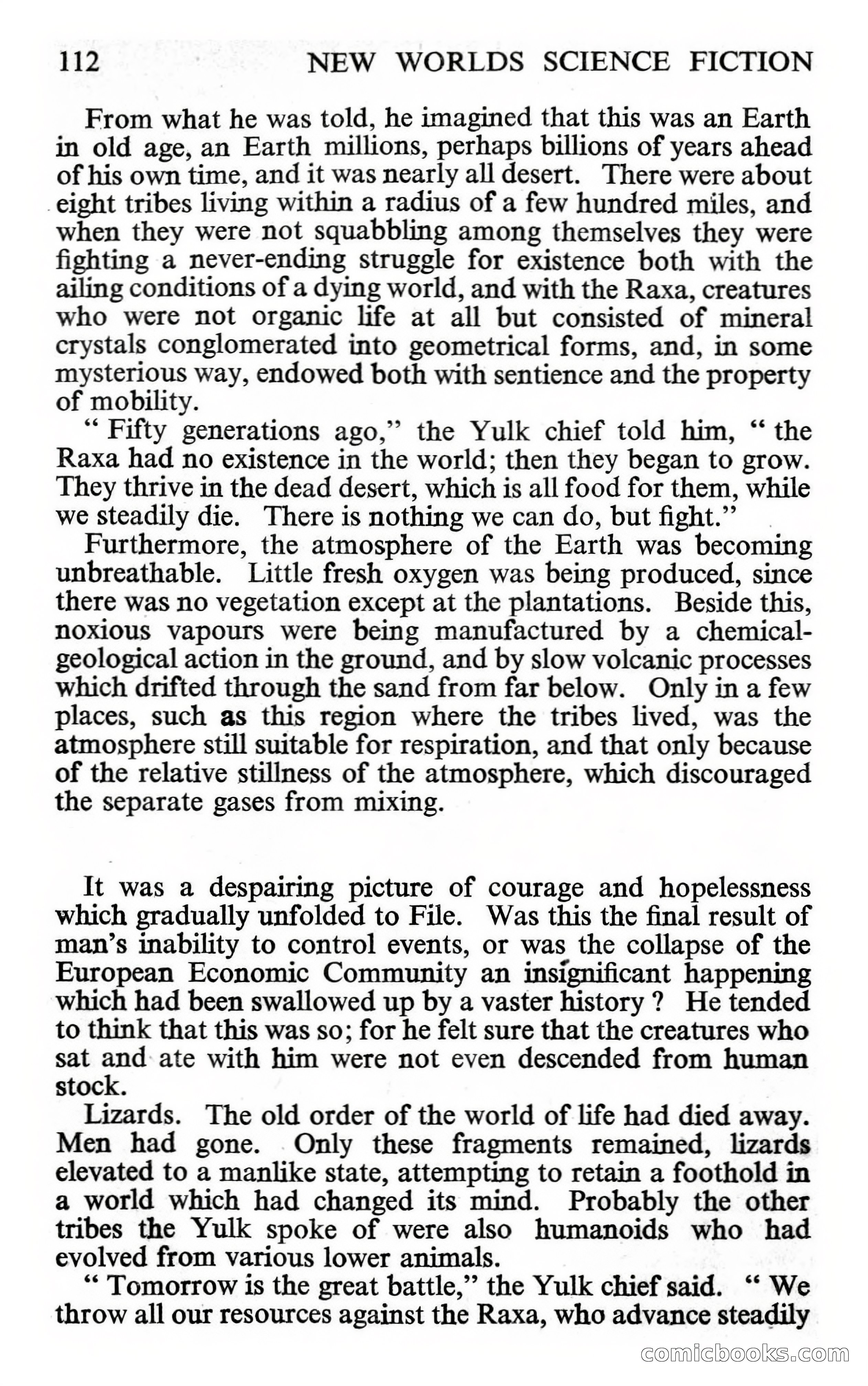 New Worlds #132, Vol. 44 (July 1963) — page 114 of 132