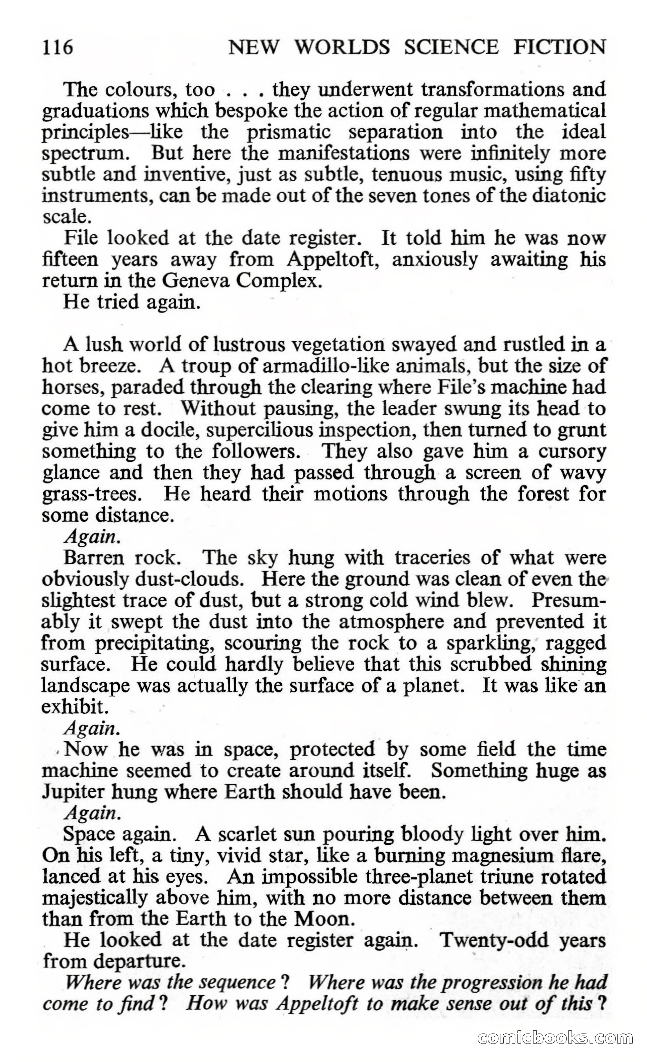 New Worlds #132, Vol. 44 (July 1963) — page 118 of 132