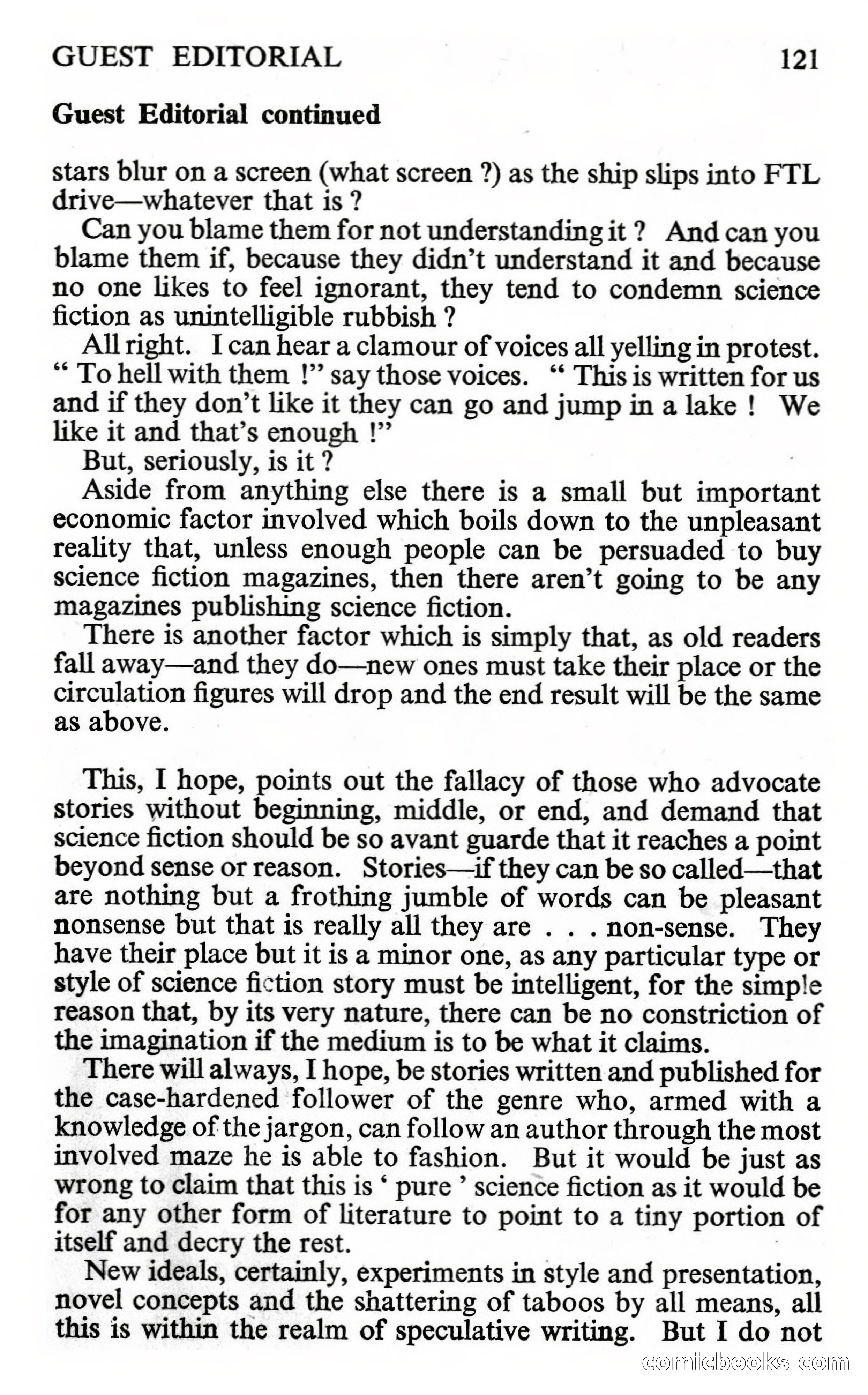 New Worlds #132, Vol. 44 (July 1963) — page 123 of 132
