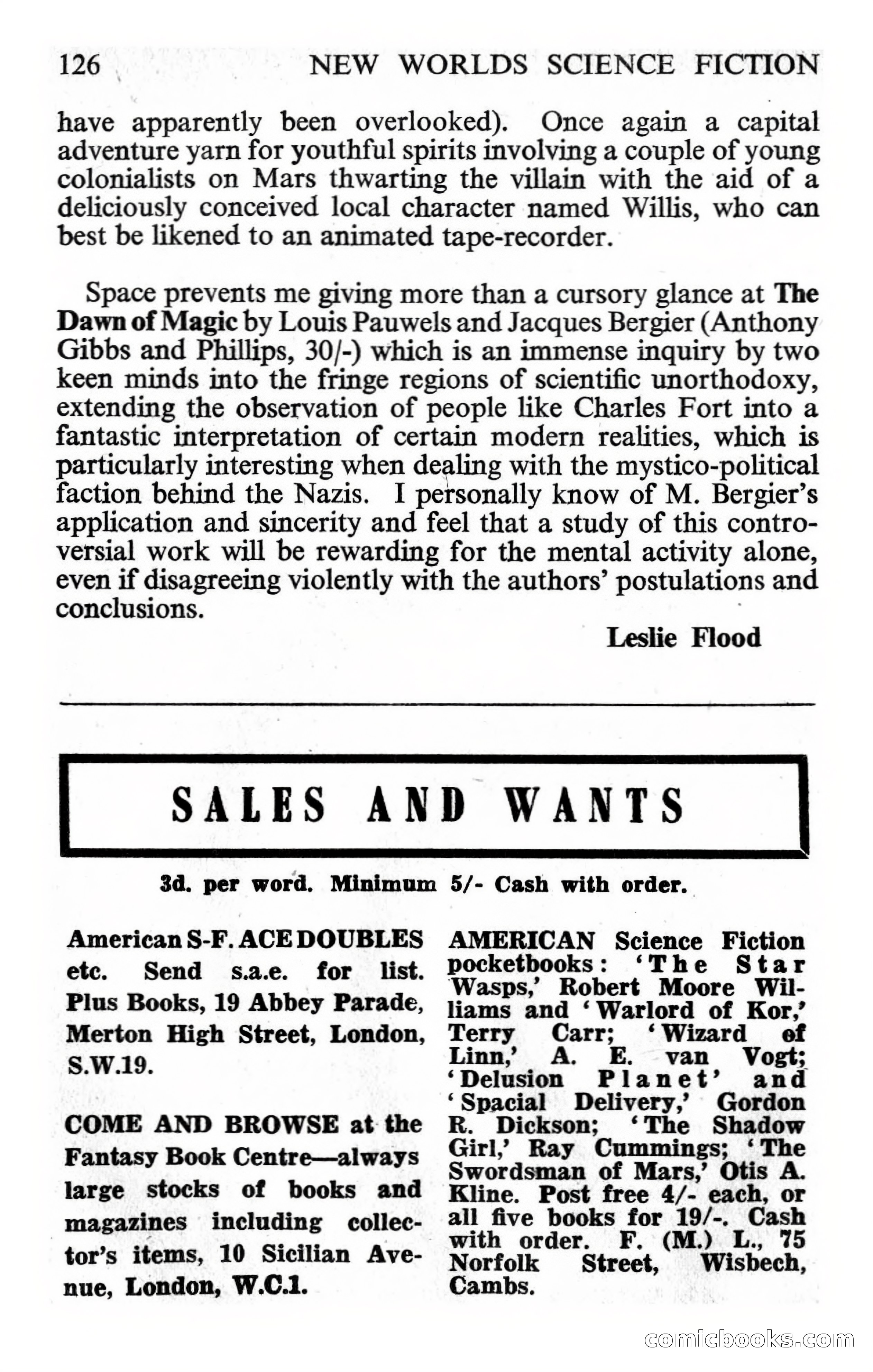 New Worlds #132, Vol. 44 (July 1963) — page 128 of 132