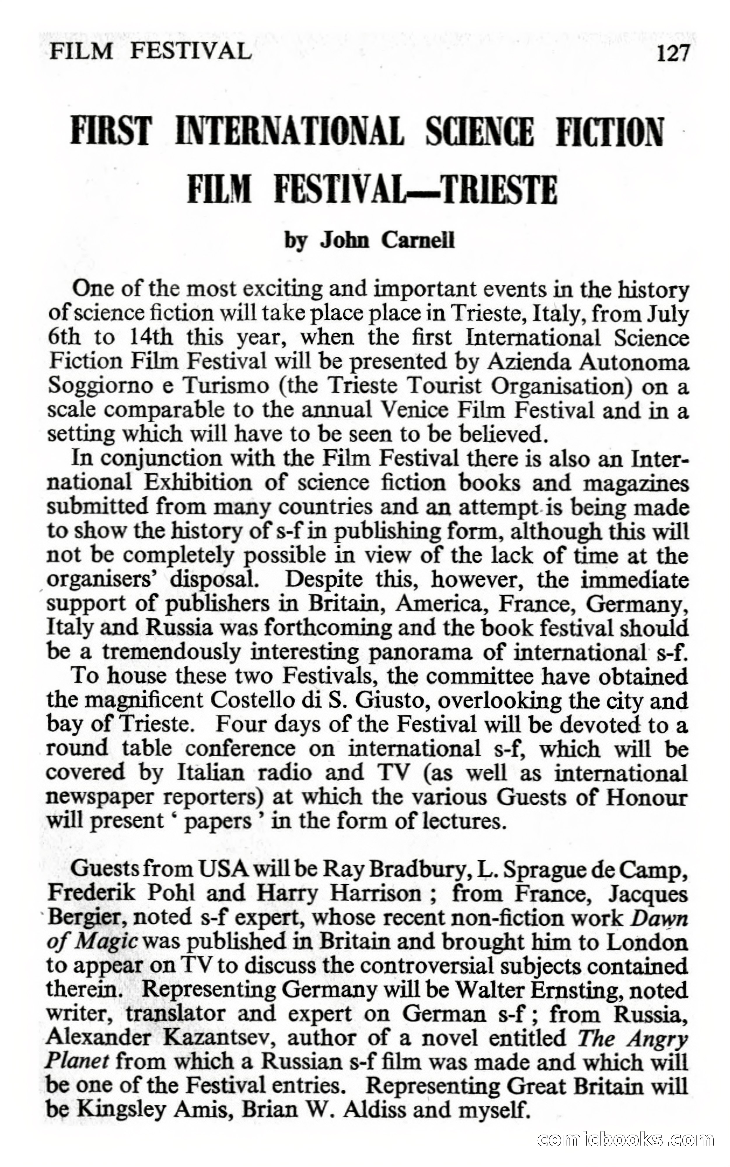 New Worlds #132, Vol. 44 (July 1963) — page 129 of 132