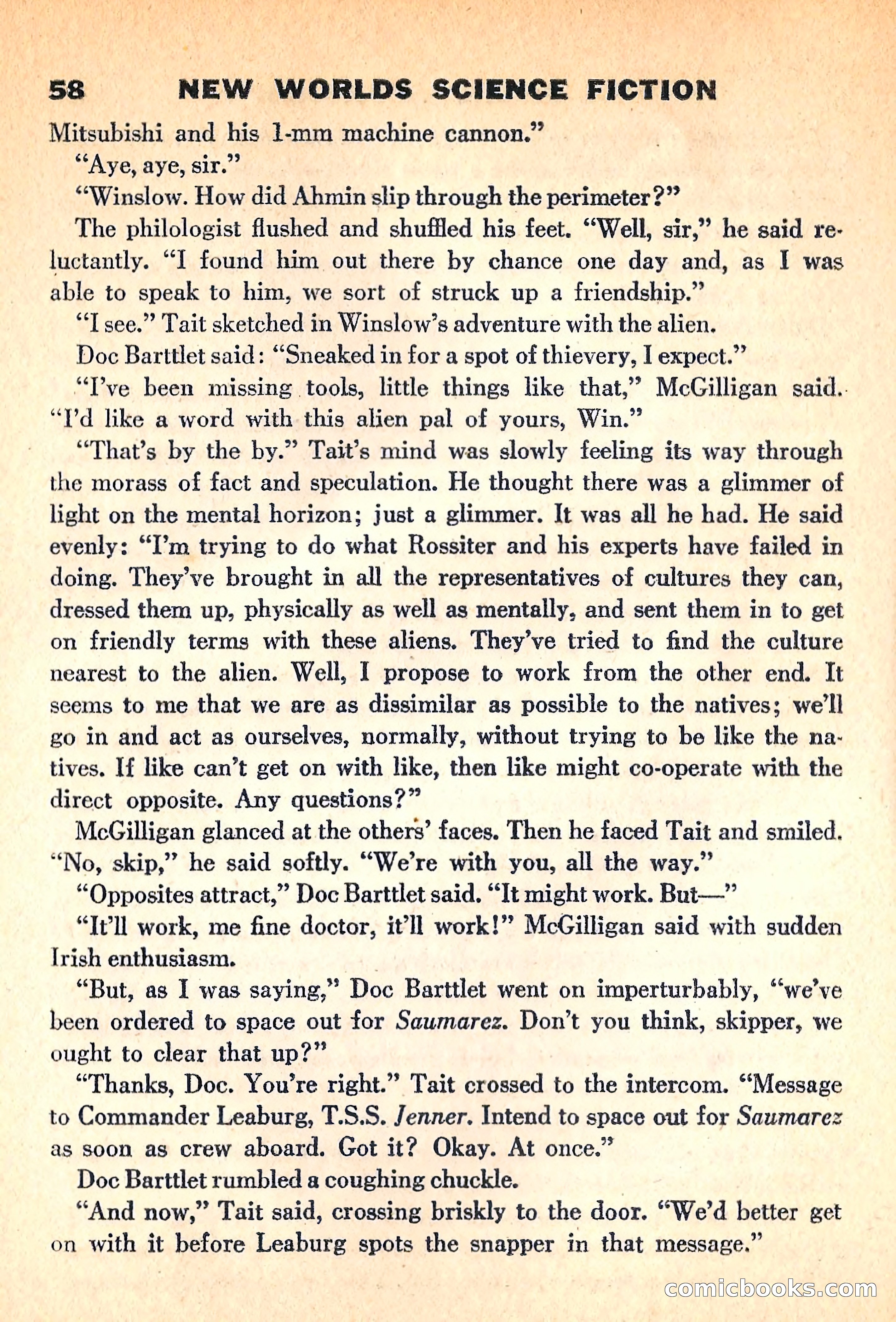 New Worlds Science Fiction, March 1960 — page 60 of 132