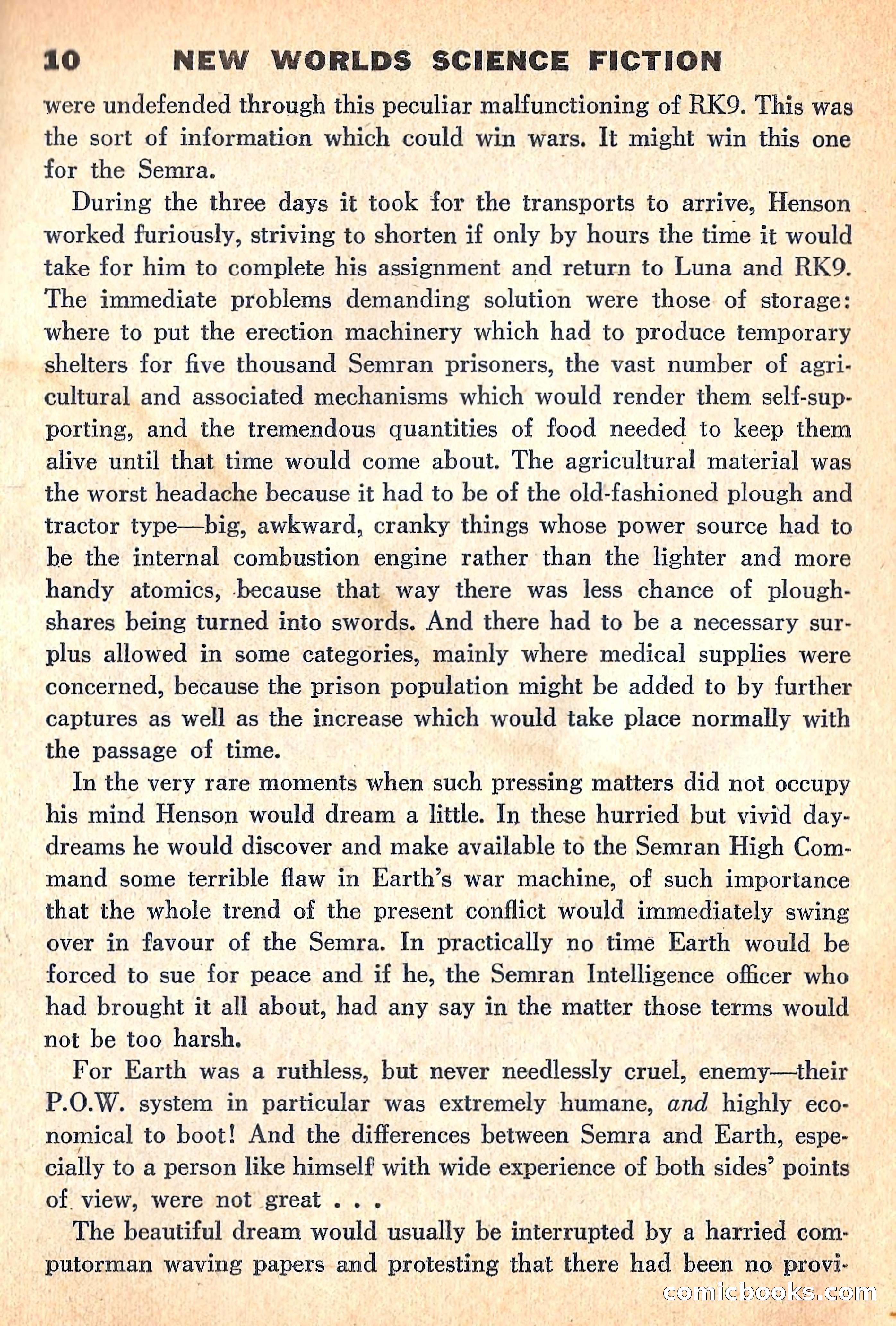 New Worlds Science Fiction, April 1960 — page 12 of 132