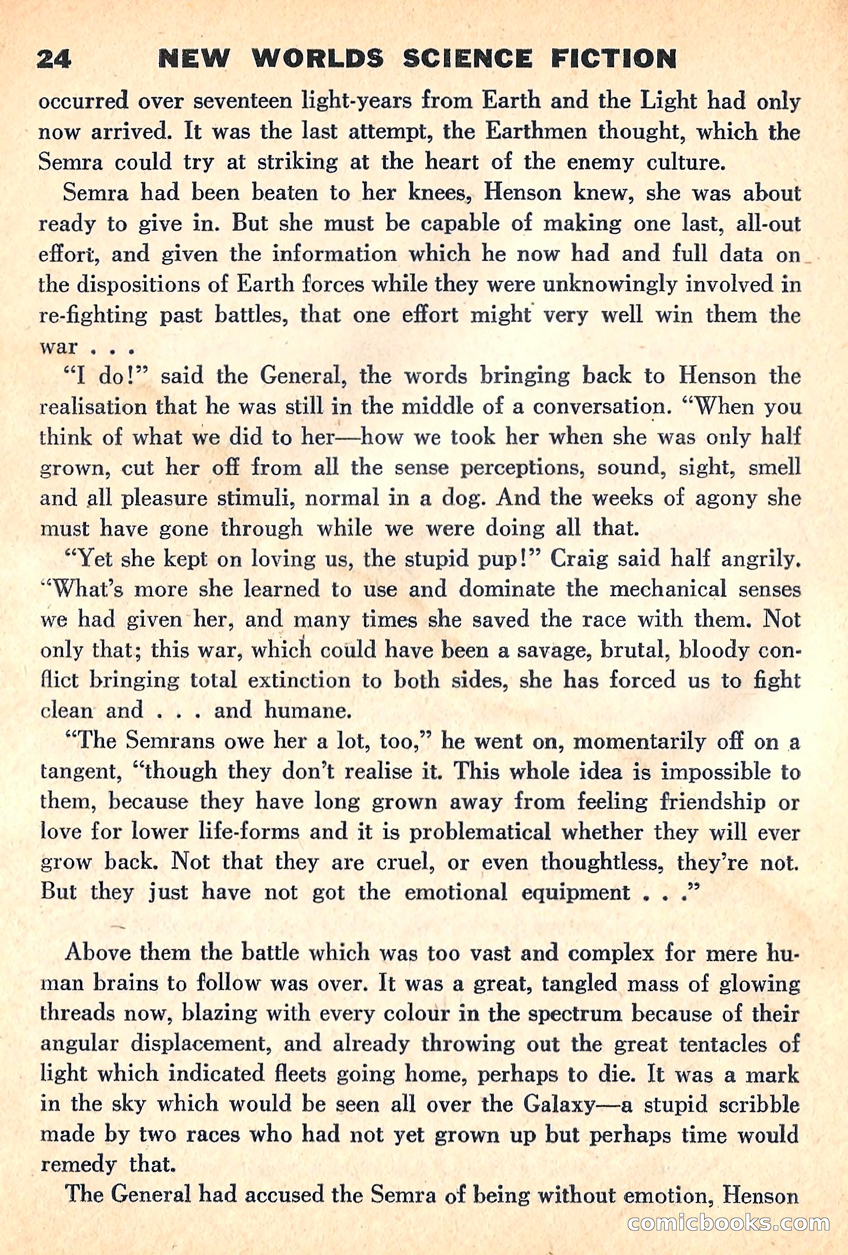 New Worlds Science Fiction, April 1960 — page 26 of 132