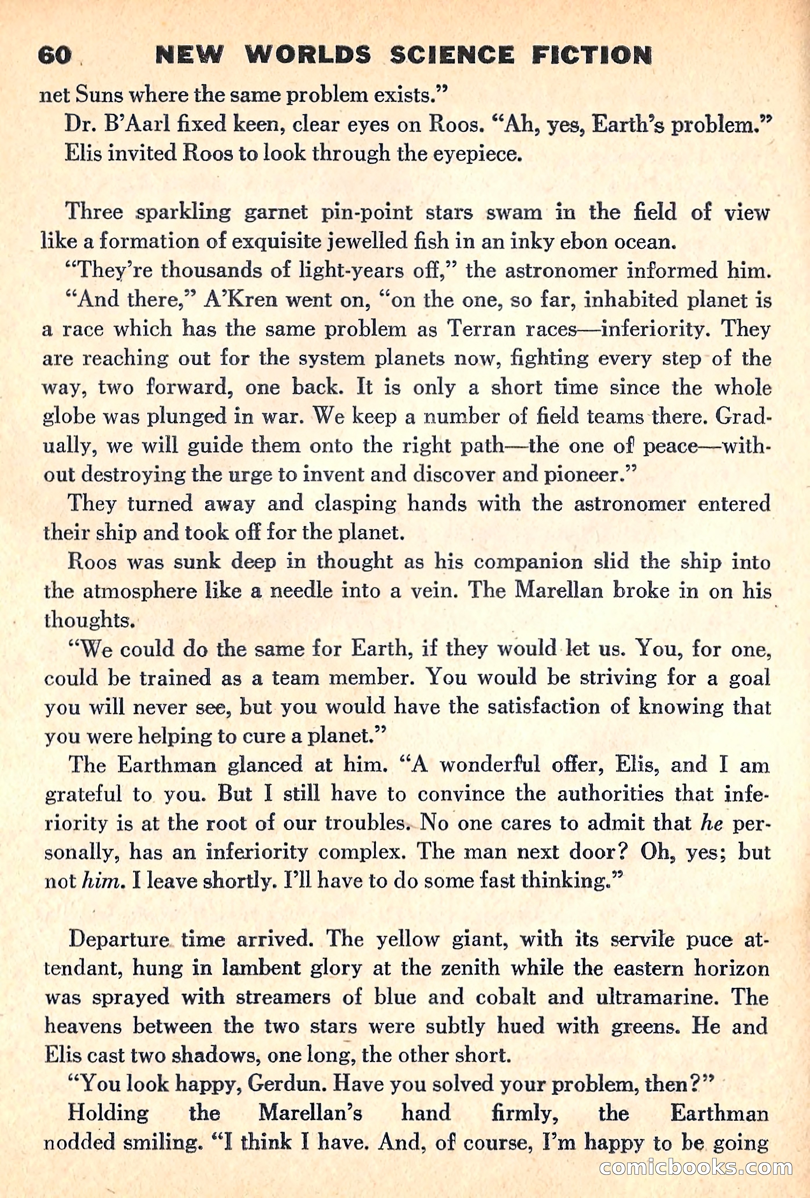 New Worlds Science Fiction, April 1960 — page 62 of 132